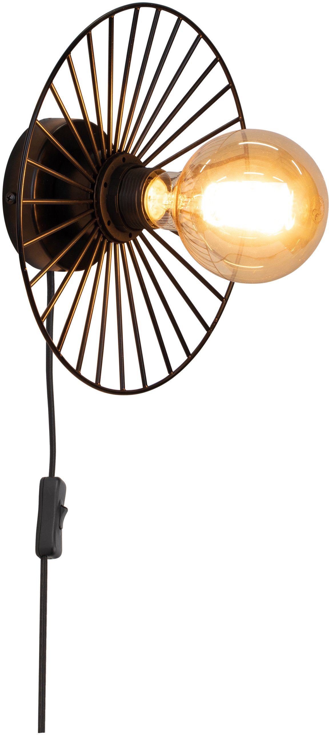 BRITOP LIGHTING Wandlamp ANTONELLA Decoratieve lamp van metaal, bijpassende LM E27 / excl., made in Europe (1 stuk)