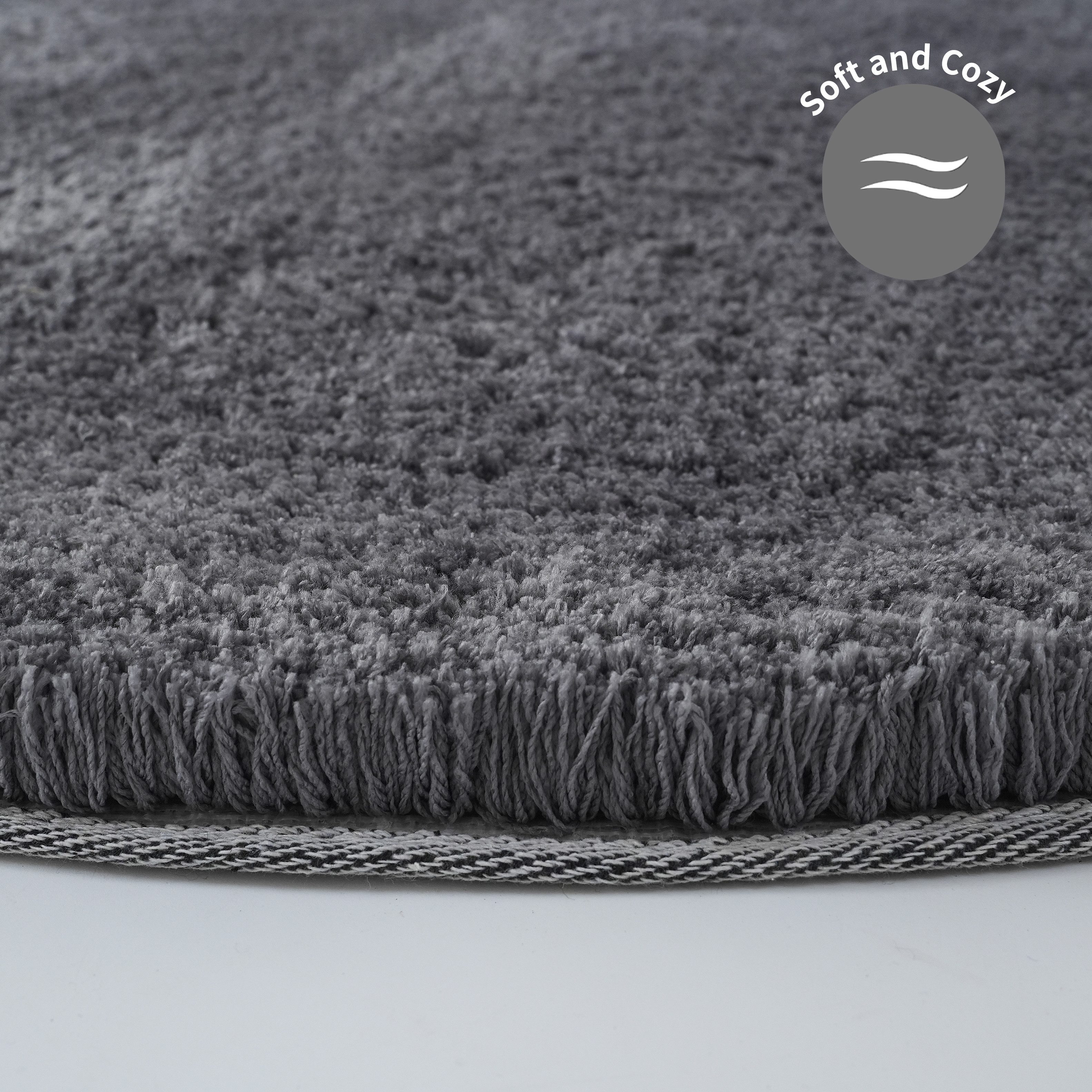 my home Hoogpolig vloerkleed Microvezeltapijt Magong, bijzonder zacht, zeer fijne pool unikleur, zachte vloerkleden, woonkamer, slaapkamer, kinderkamer