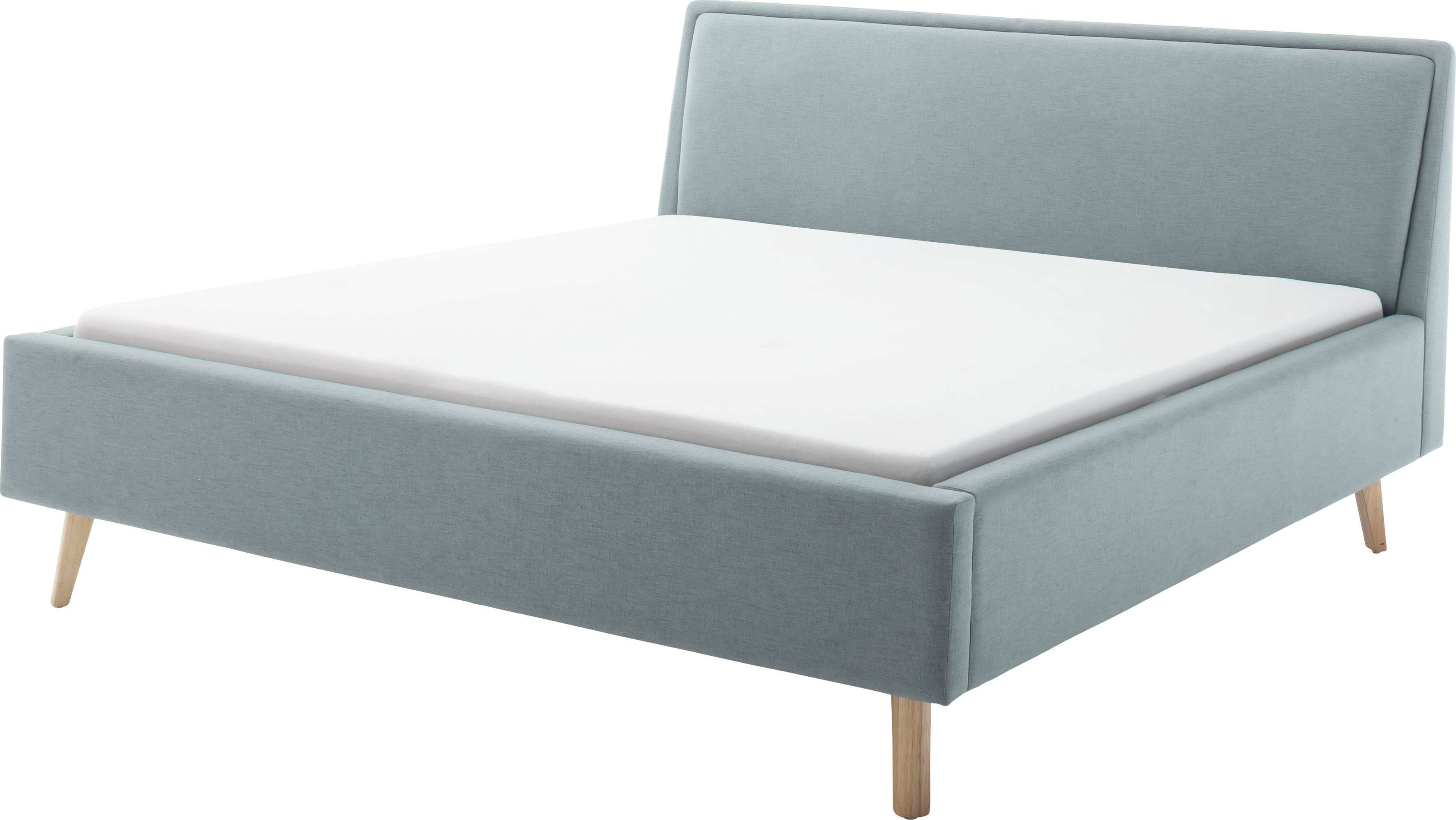 meise.möbel Gestoffeerd bed Frieda naar keuze met lattenbodem en bedkist