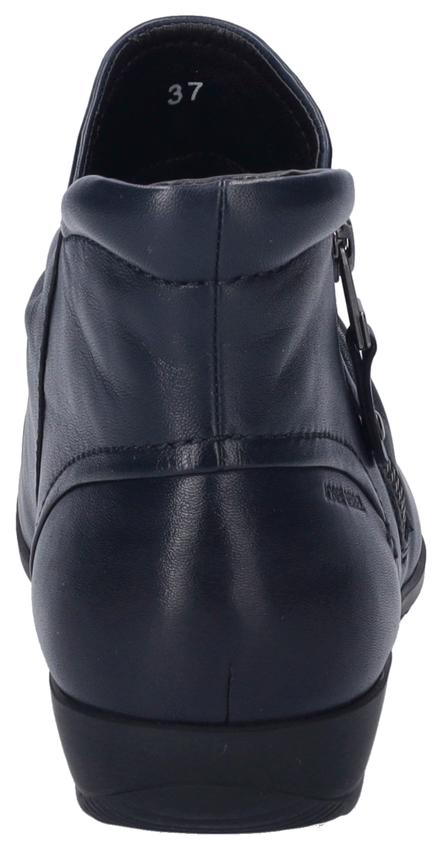 Josef Seibel Boots zonder sluiting NALY 41 Enkellaarsjes, comfortabele schoen met geplooide schacht