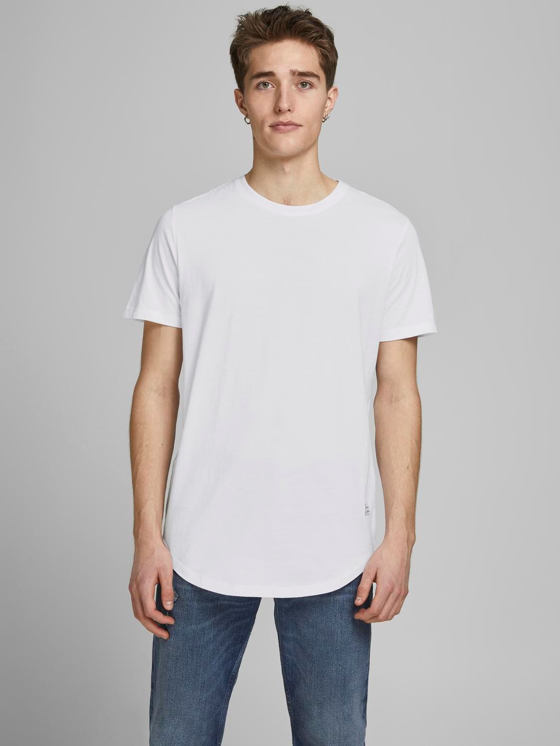 Jack & Jones T-shirt JJENOA TEE SS CREW NECK 5PK MP NOOS (5-delig, Set van 5)