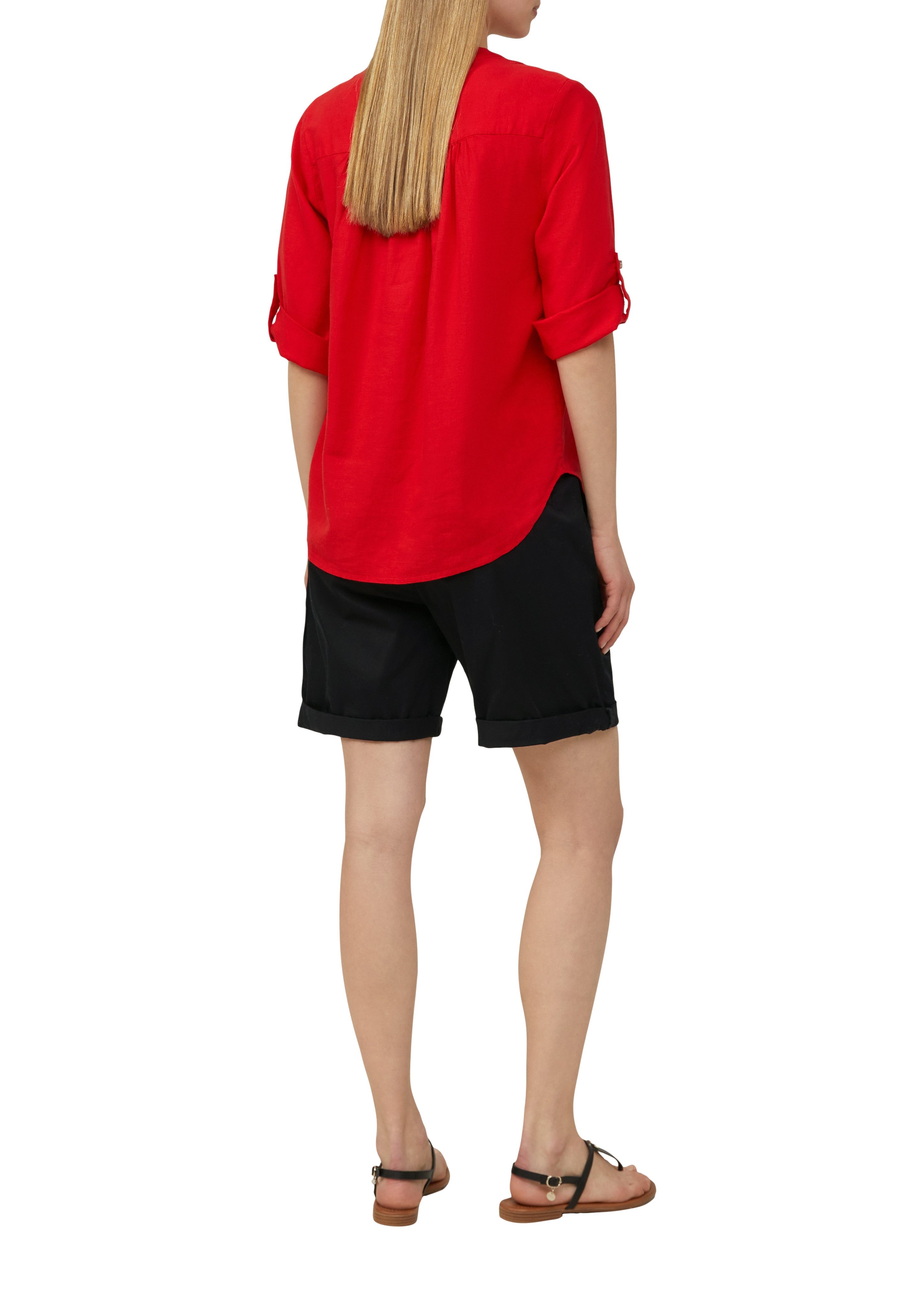 s.Oliver Klassieke blouse met turn-up