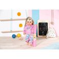 baby born poppenkleding kleuterschool sport outfit, 36 cm met gymnastiekmat roze