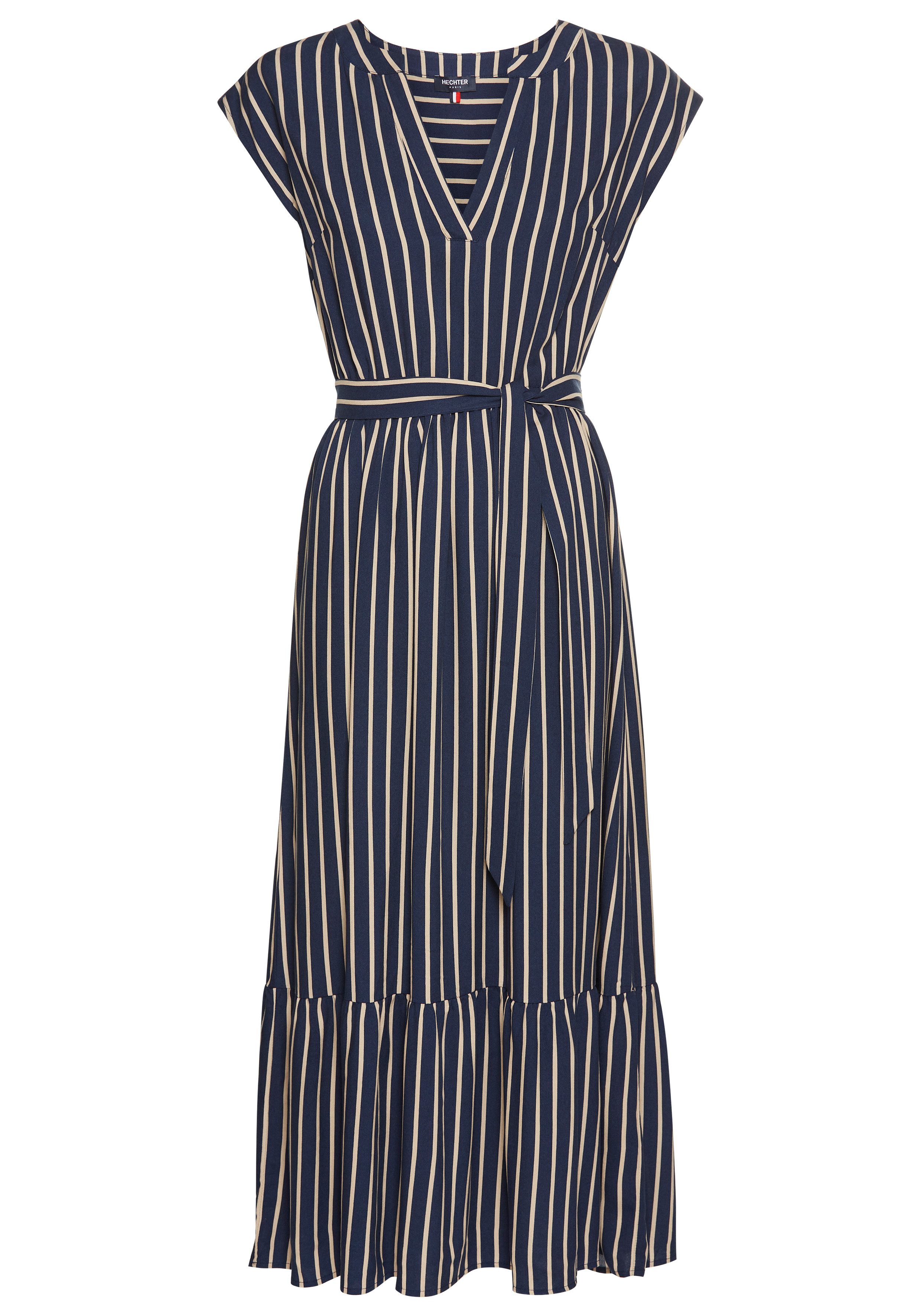 HECHTER PARIS Midi-jurk met bindstrik