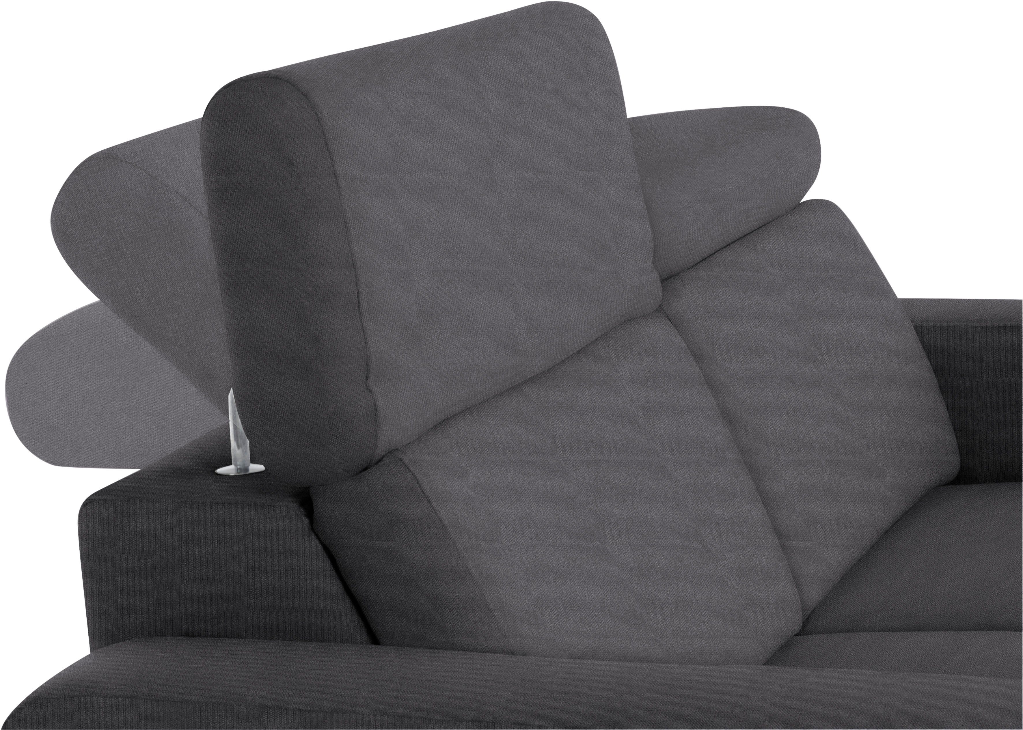 sit&more 2-zitsbank Bologna met verstelbare hoofdsteun en binnenvering