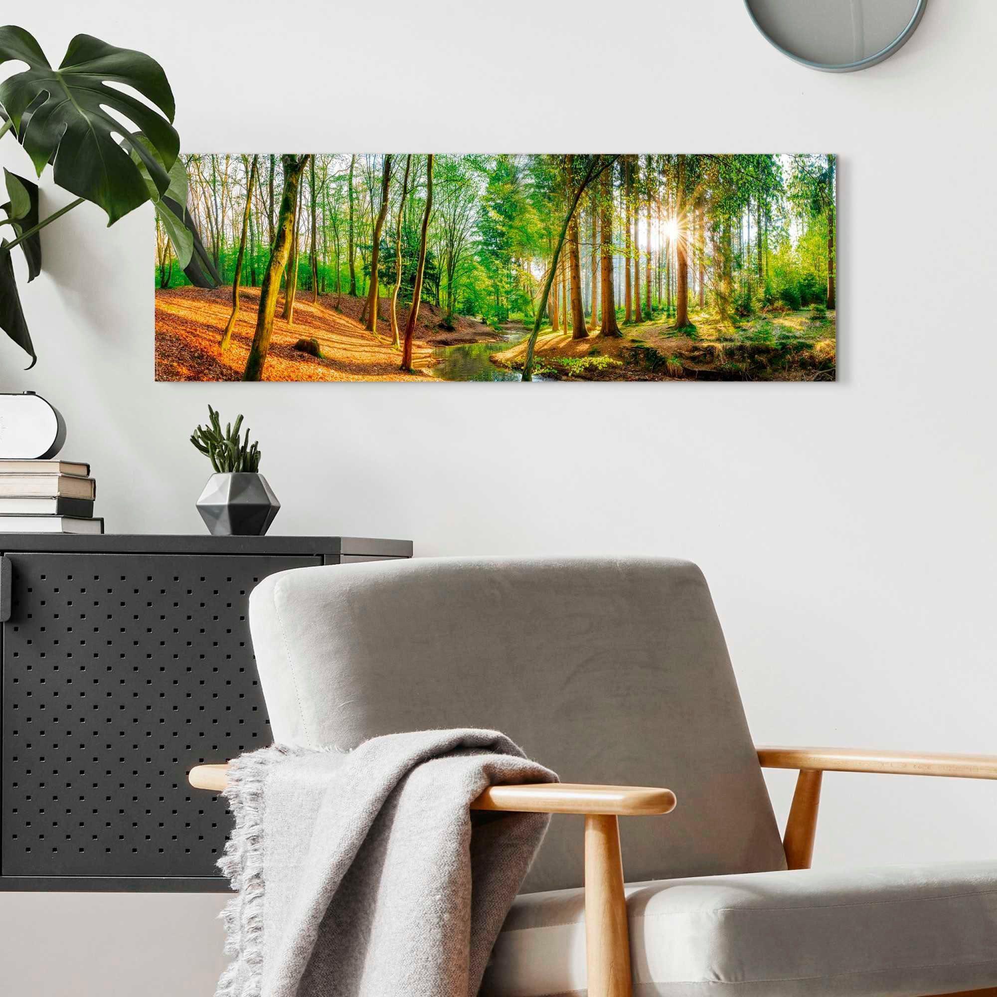 Reinders! Decoratief paneel Zonnig bos