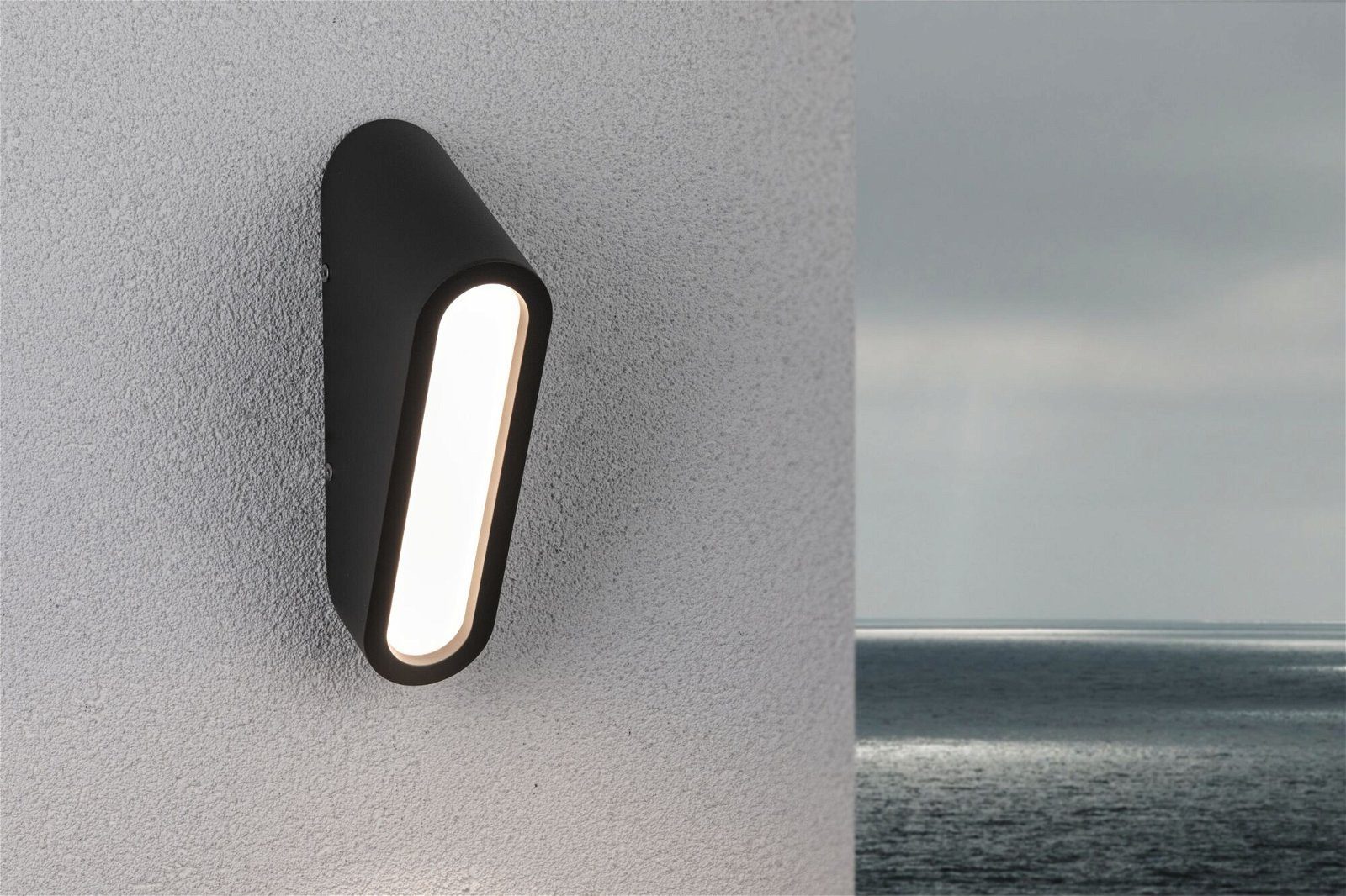 Paulmann Led-wandlamp voor buiten Cliff IP44 64x116mm 3000K 9,5W 300lm 230V antraciet aluminium (1 stuk)