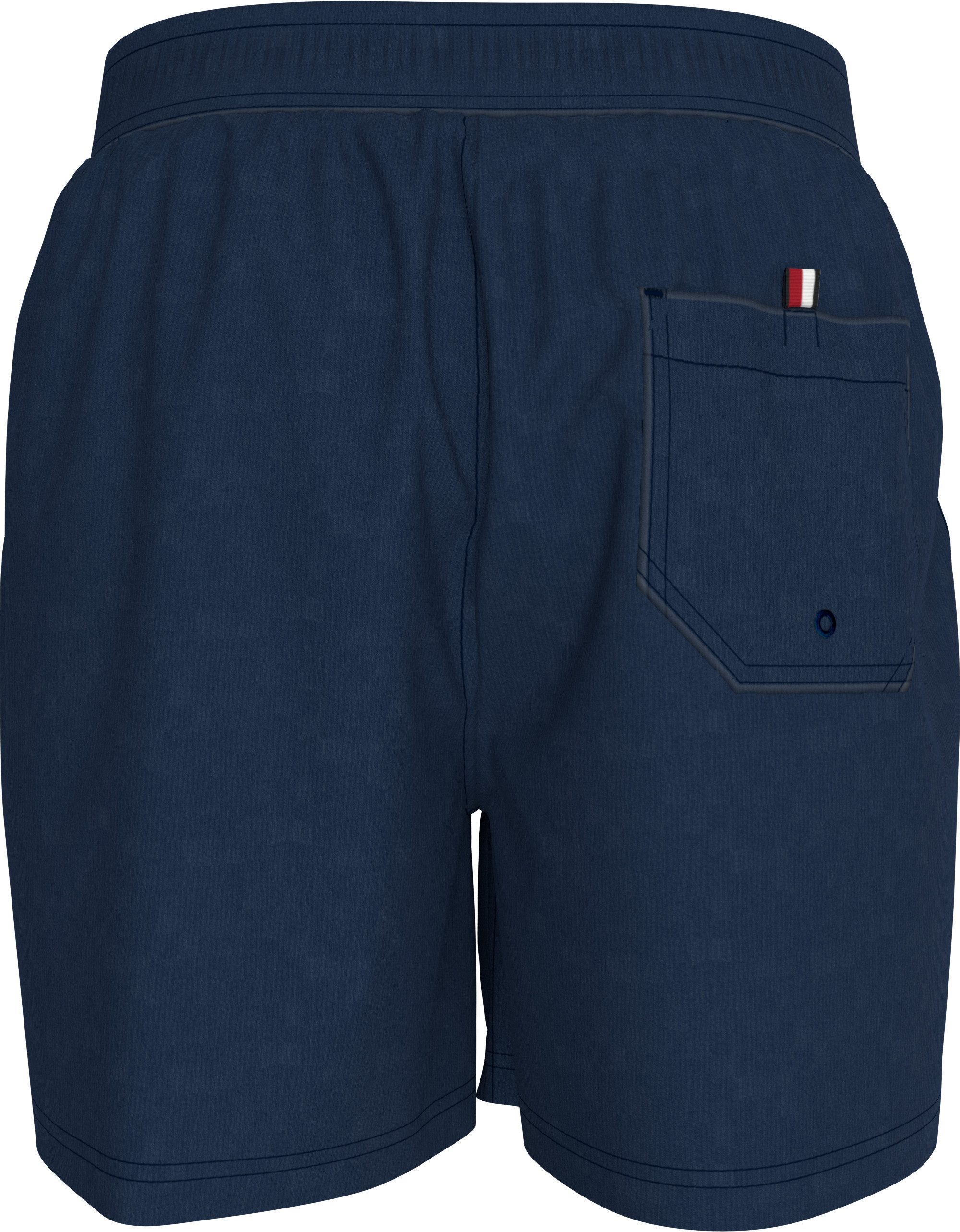 Tommy Hilfiger Swimwear Zwemshort MEDIUM DRAWSTRING met een logo-opschrift