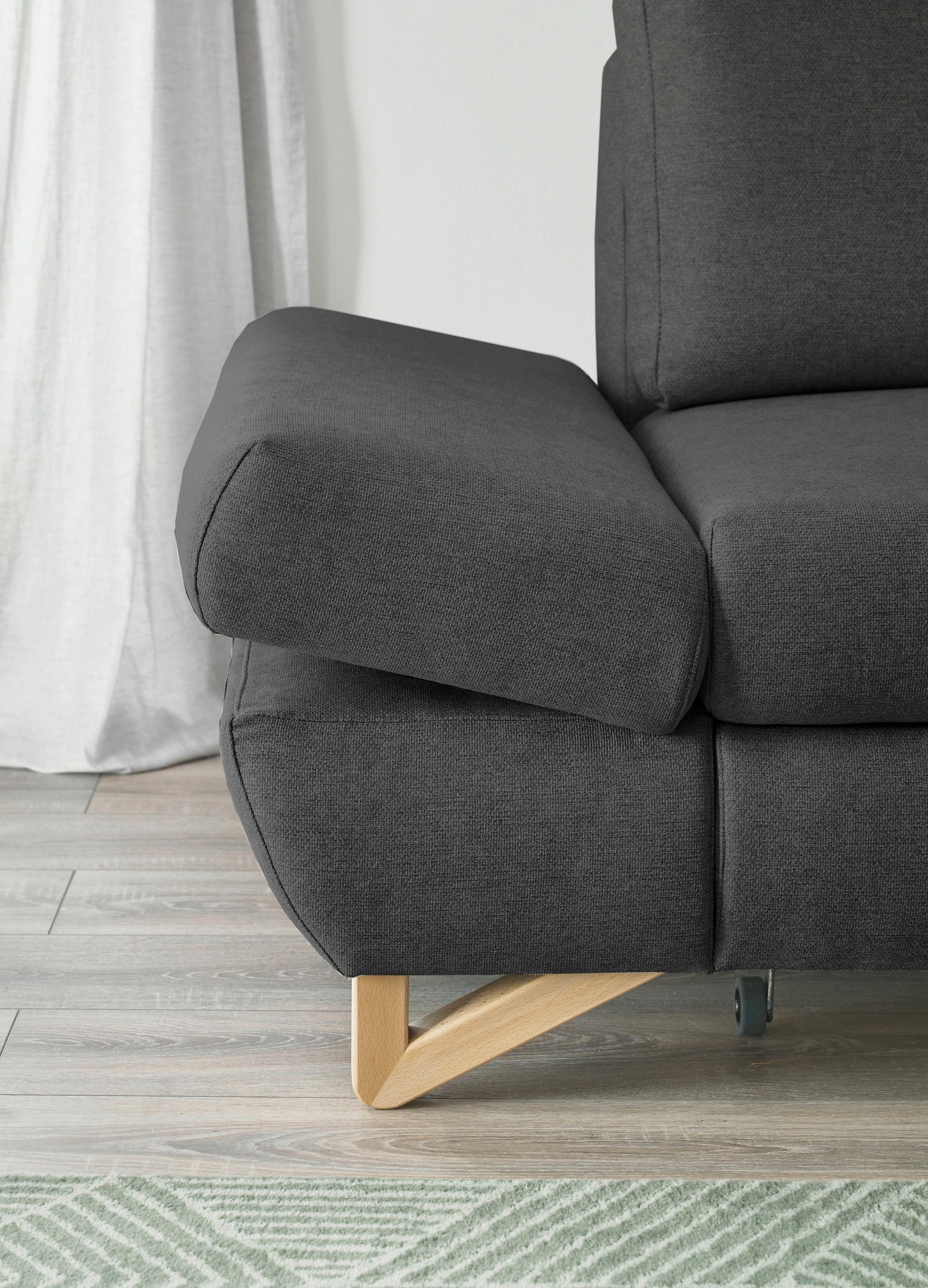 INOSIGN Slaapbank City/Giron comfortabele slaapbank (ligoppervlak 245 x 138 cm) en bedlade
