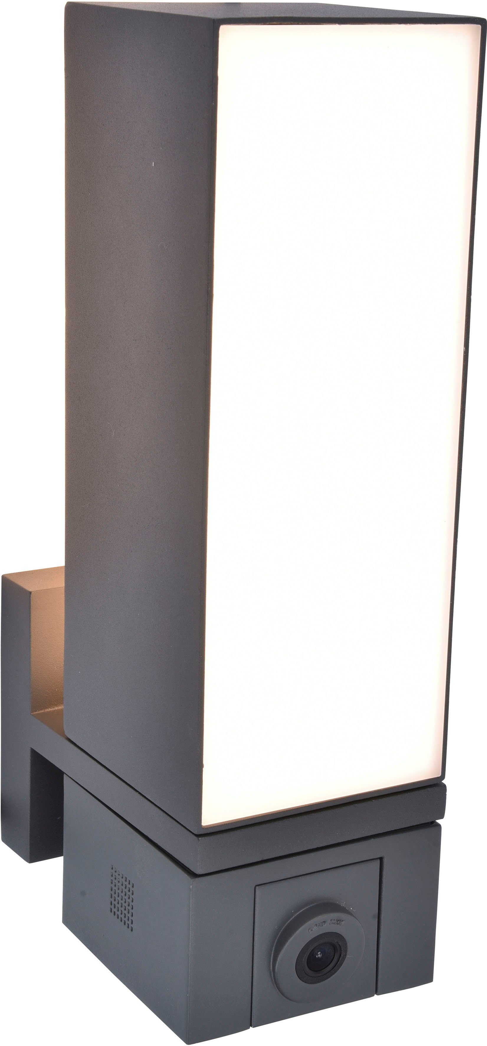 LUTEC Slimme ledlamp Cuba Smart-Home camera lamp (1 stuk)