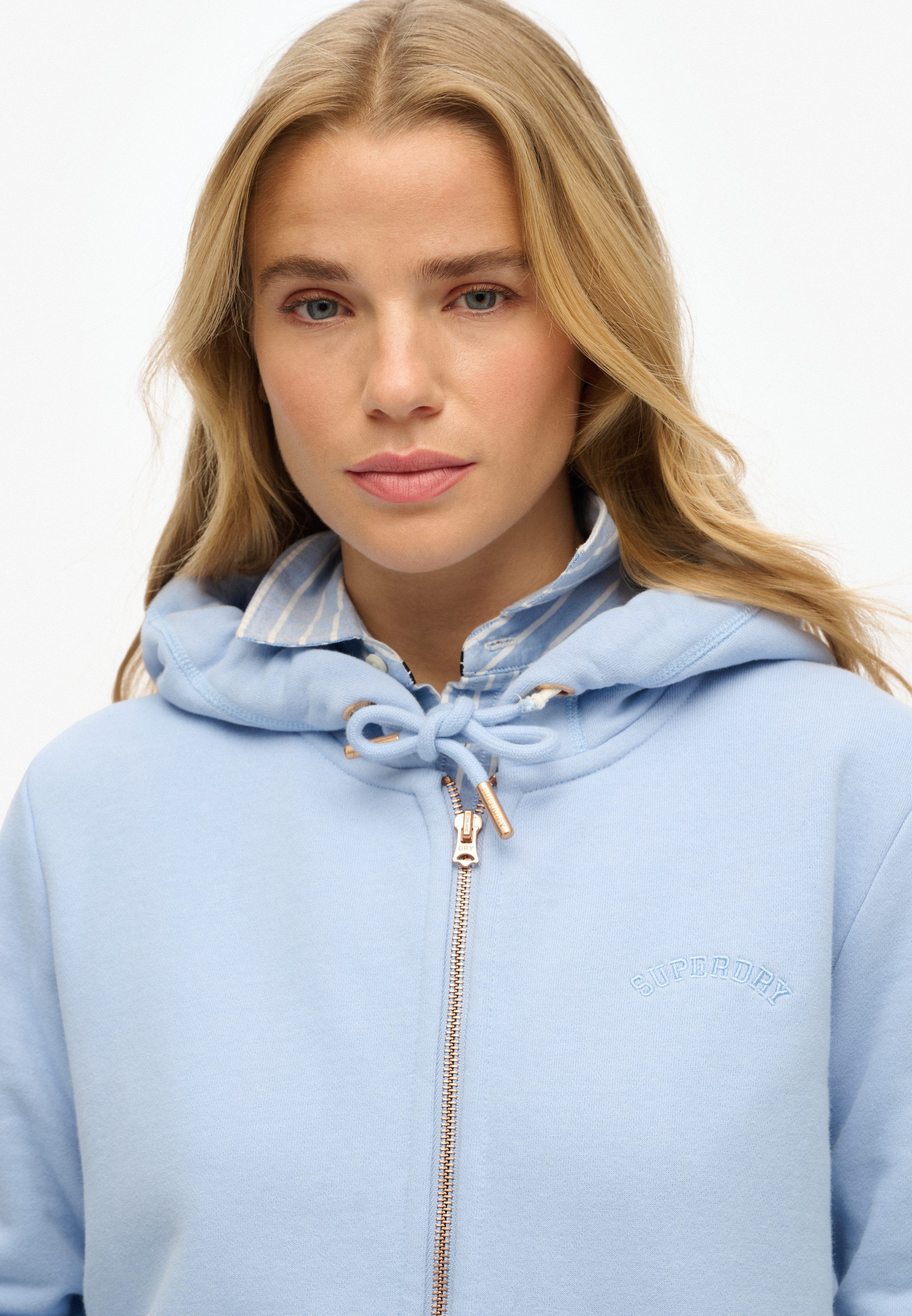 Superdry Capuchonsweatvest ESSENTIAL LOGO ZIPHOOD HB