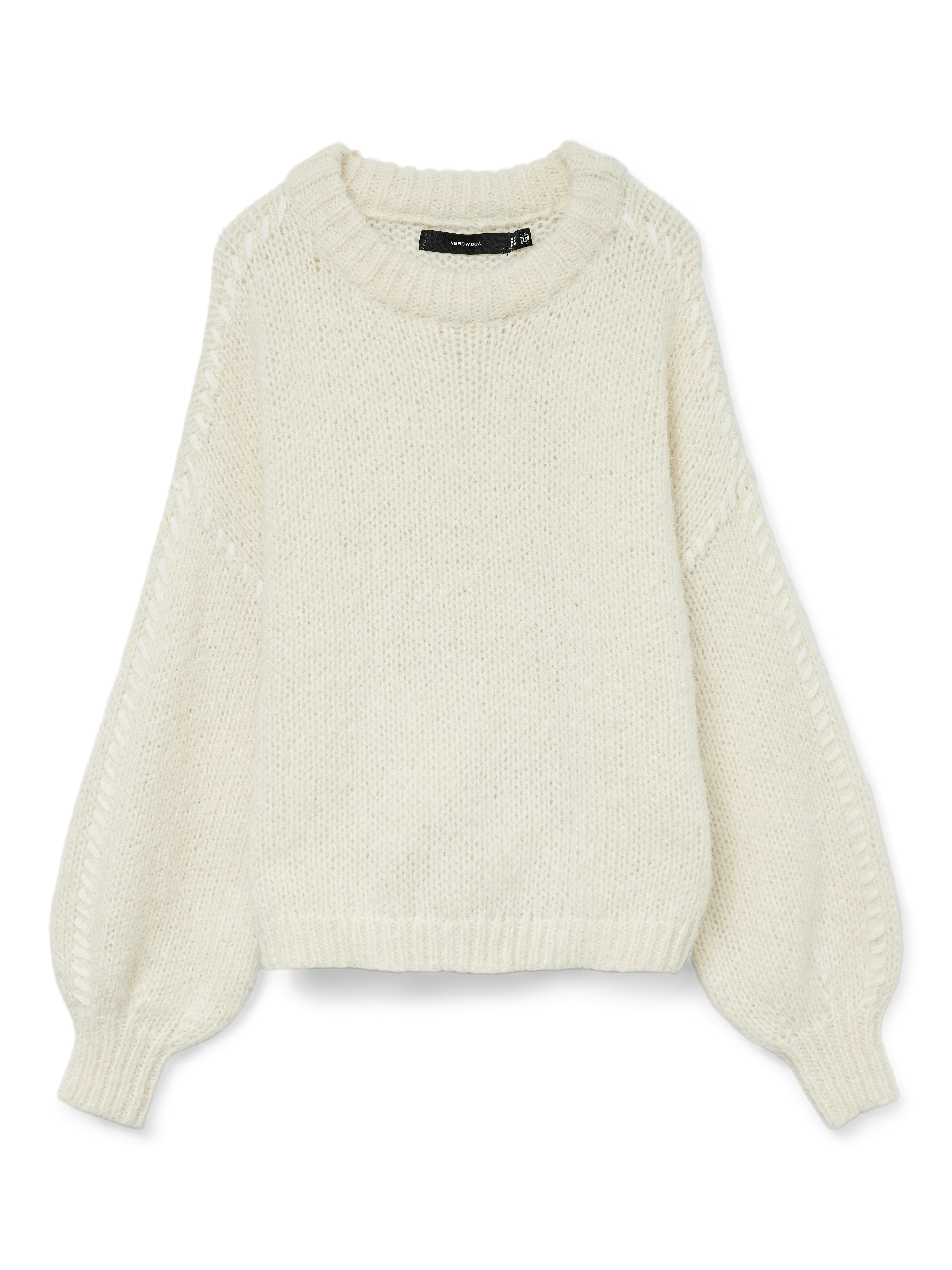 Vero Moda Trui met ronde hals VMFENG LS O-NECK PULLOVER GA BOO