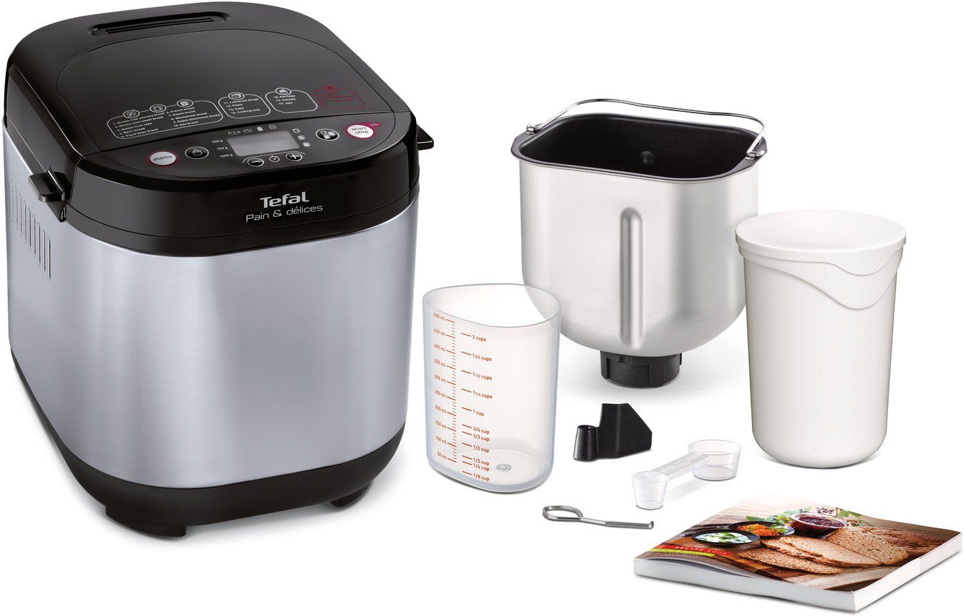 Tefal Broodbakmachine Pain&Délices 3 broodformaten & bruiningsgraden, ook voor koek-,...