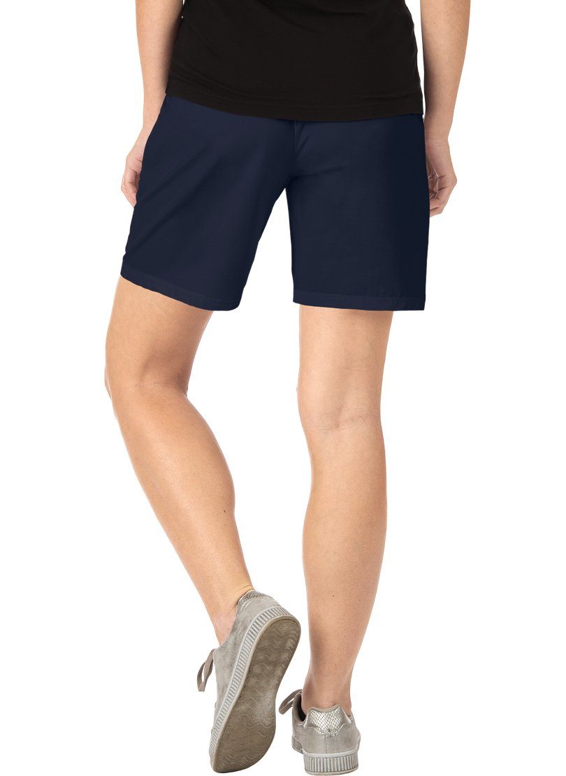 Trigema Jerseybroek TRIGEMA korte sportbroek met binnenslip van netstof (1-delig)