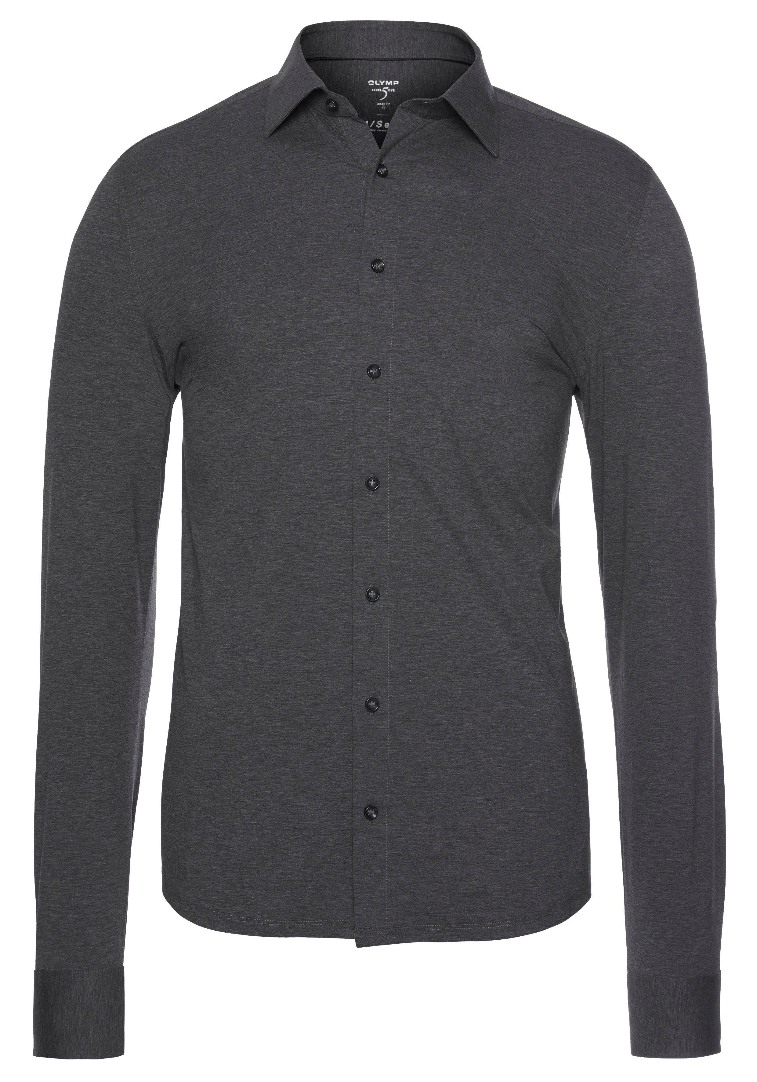 OLYMP Businessoverhemd Level Five body fit jersey shirt