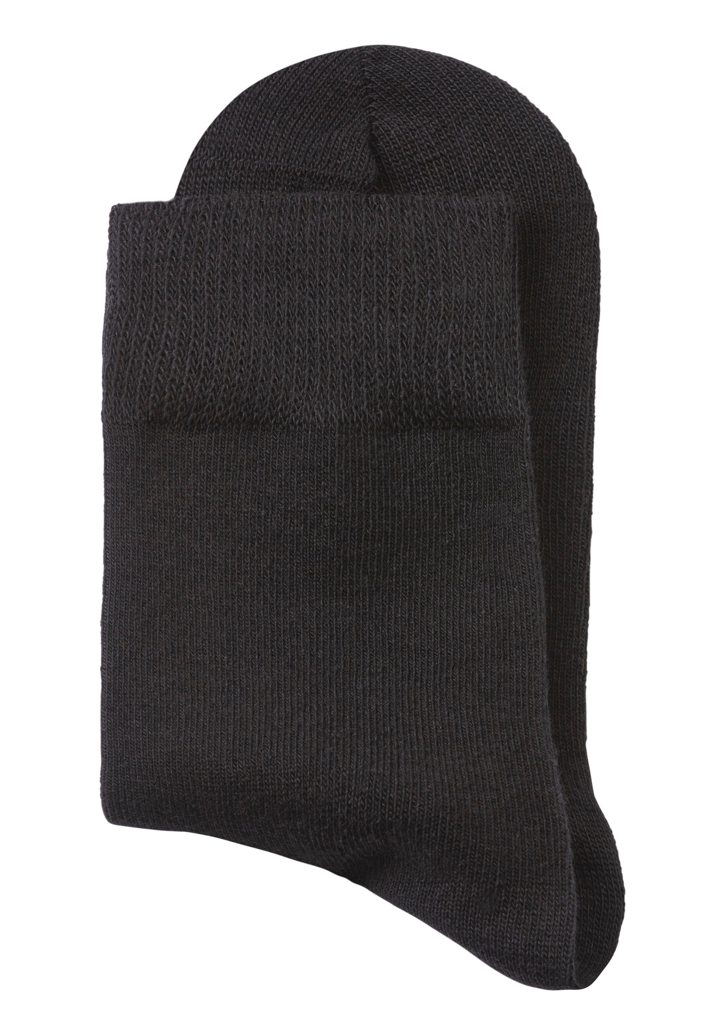 H.I.S Basic sokken met bijzonder zachte boord (set 5 paar)
