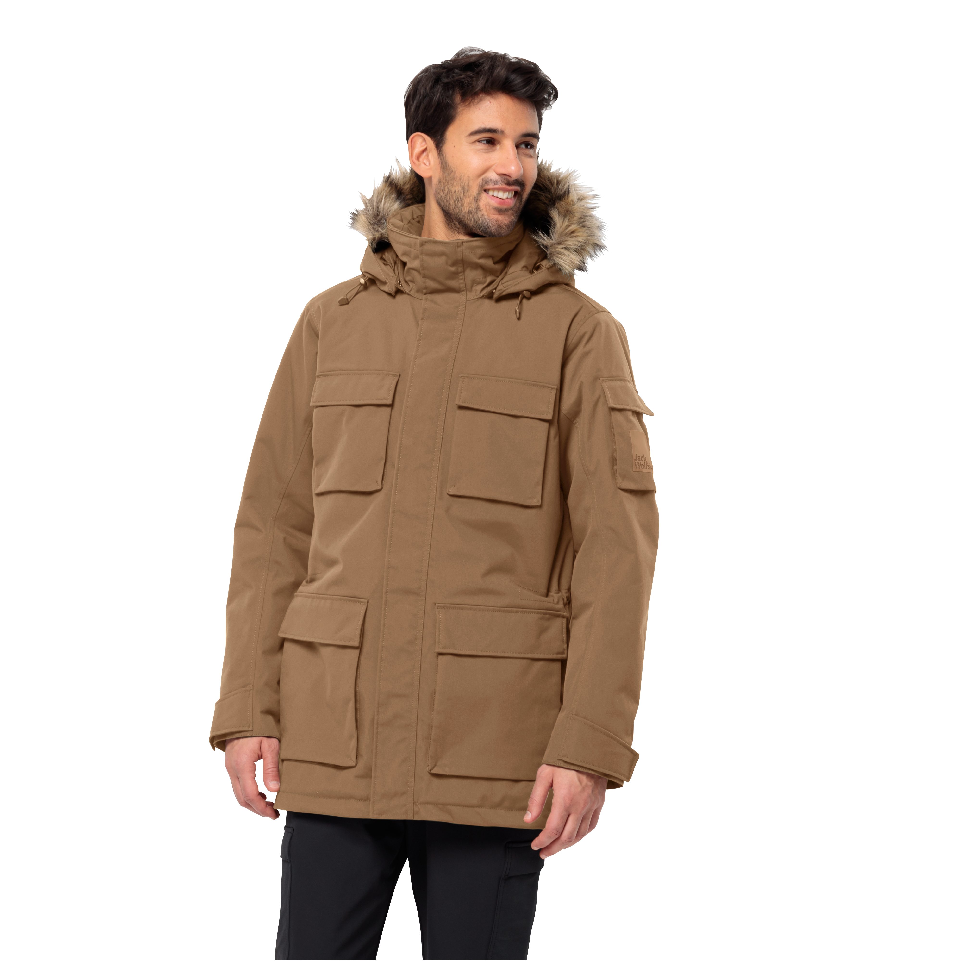 Jack Wolfskin Parka GLACIER CANYON PARKA met kunstvezelvulling