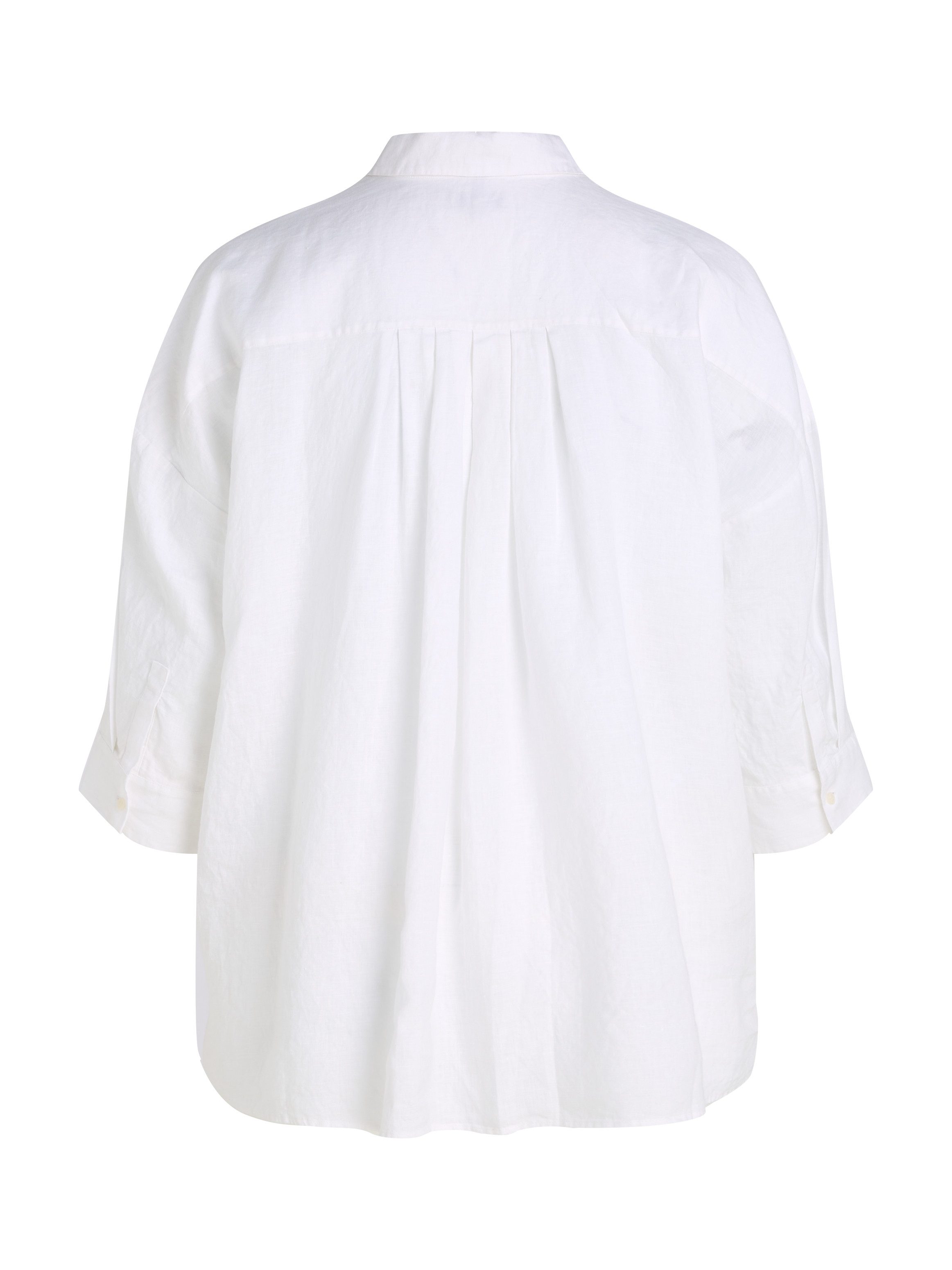 Tommy Hilfiger Curve Overhemdblouse CRV ESS LINEN EASY SHIRT in grote maten, linnenkwaliteit