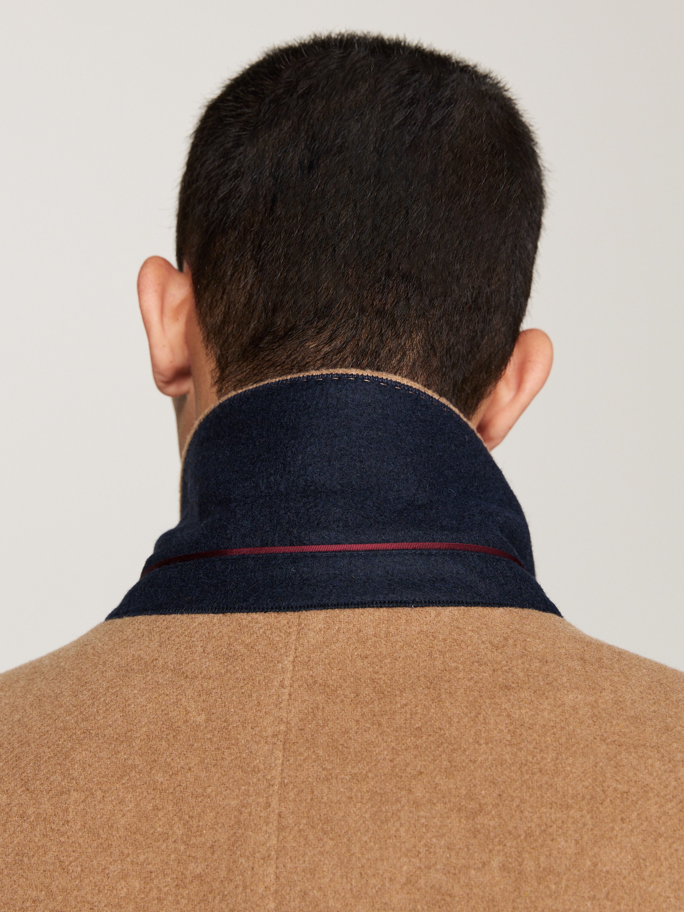 Tommy Hilfiger Lange jas DC WOOL MIX COAT