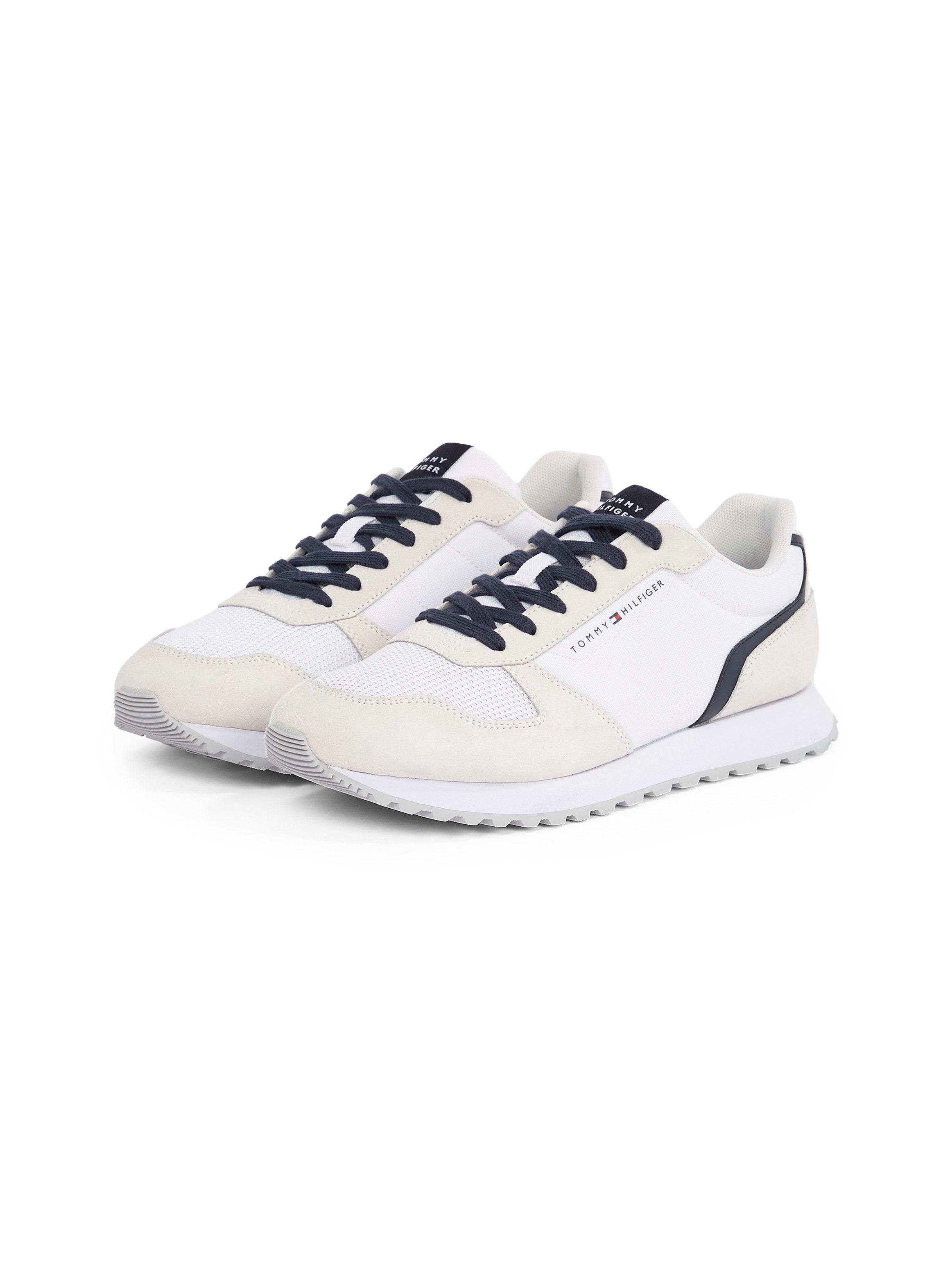 Tommy Hilfiger Sneakers NEW RUNNER EVA MIX FLAG vrijetijdsschoen, lage schoen, veterschoen met gepolsterde schacht