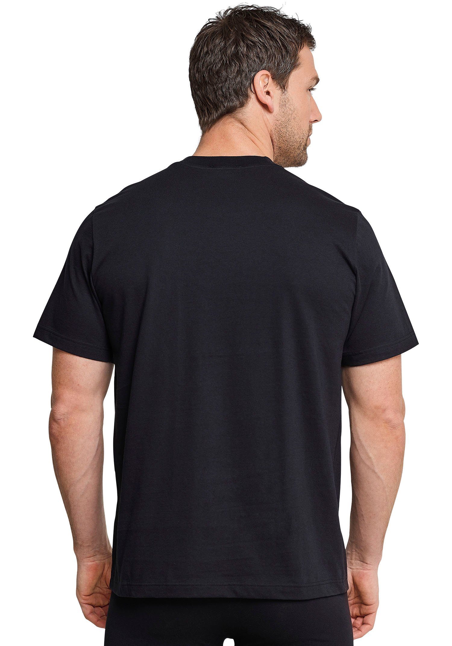 Schiesser T-shirt "Essentials" met een ronde hals (Set van 2)