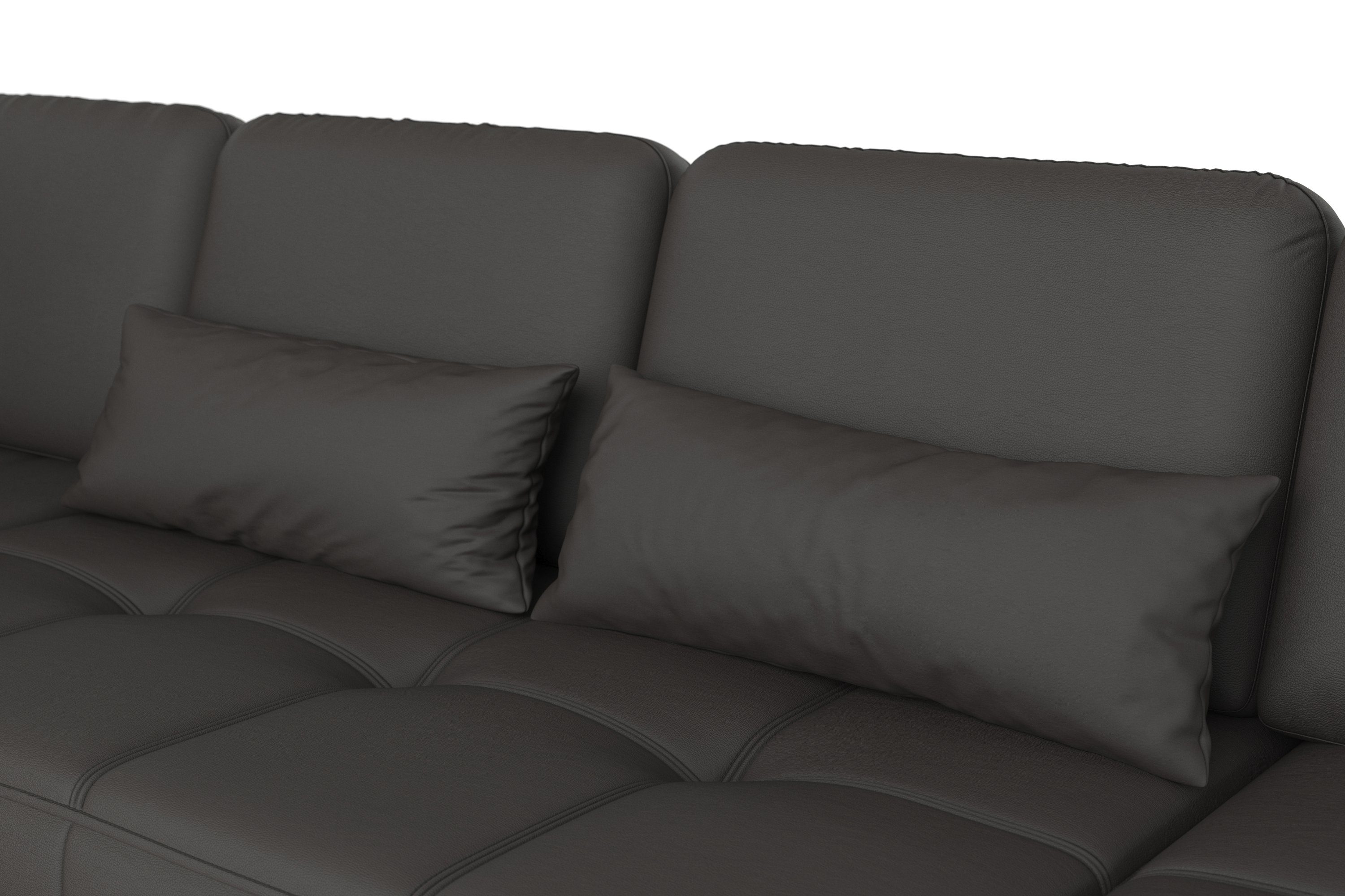 sit&more Zithoek Bendigo U-vorm inclusief zitdiepteverstelling, bodemvrijheid 12 cm, in 2 pootkleuren