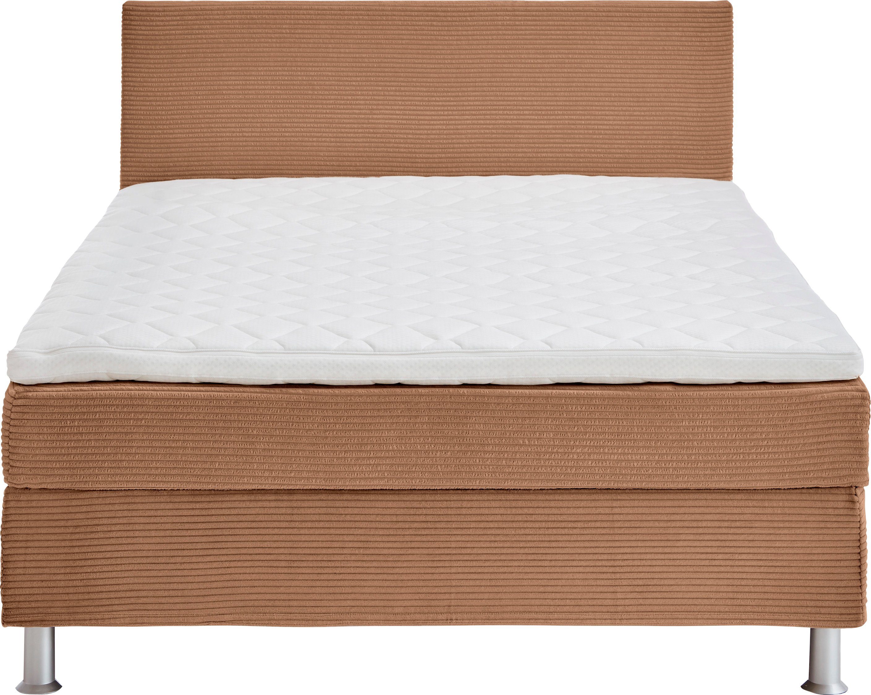 ATLANTIC home collection Boxspring Edison inclusief bonell-binnenveringsmatras en topmatras