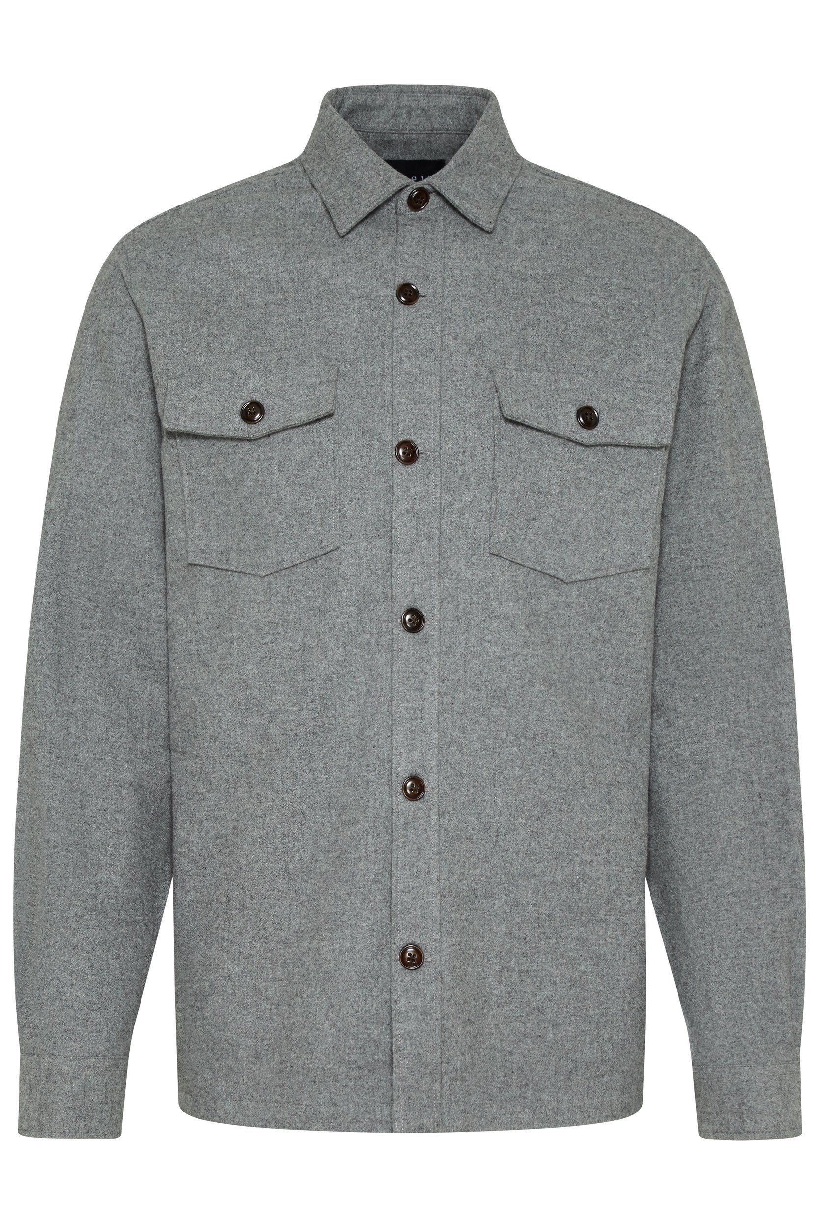 Bugatti Overhemd met lange mouwen Overshirt met opgestikte zakken