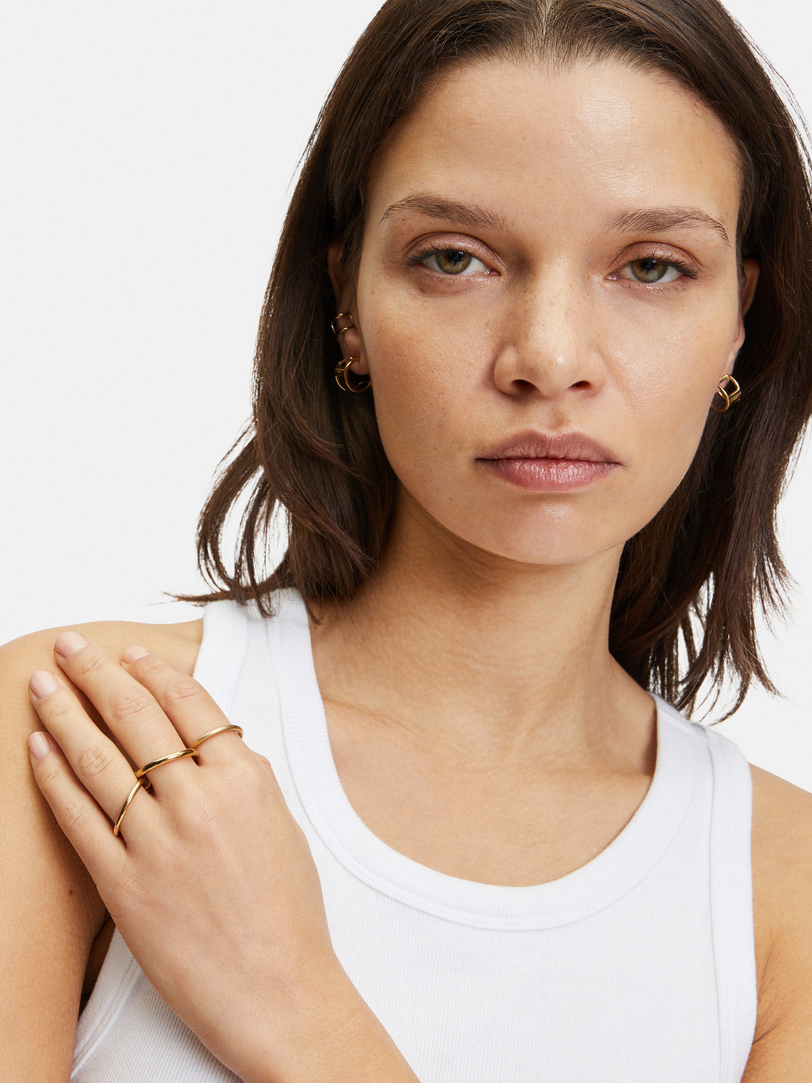 Liebeskind Berlin Ring Sieraden cadeau roestvrijstalen The Layer-Ring