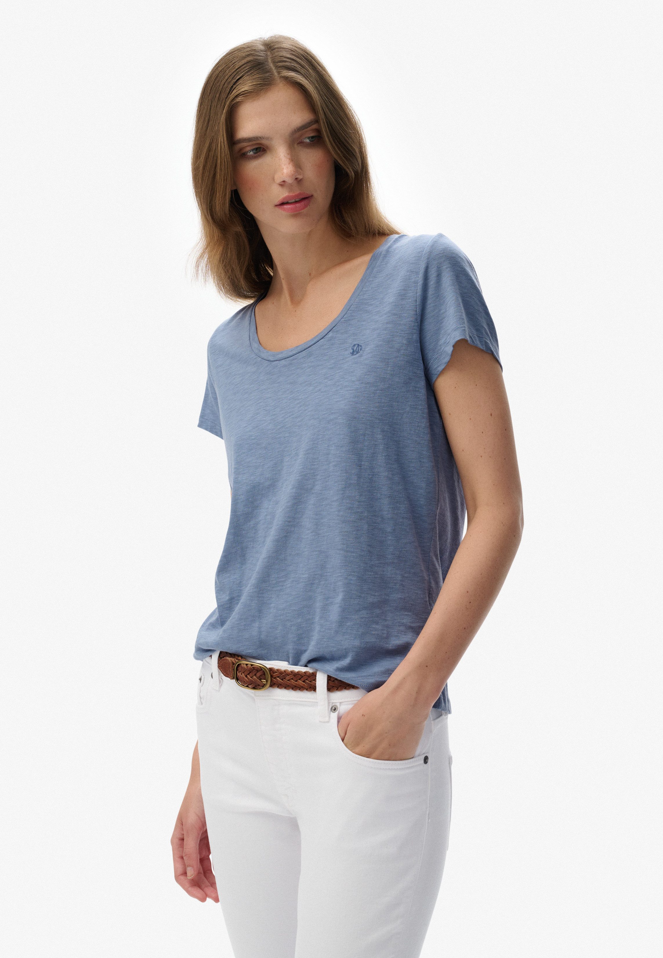 Superdry T-shirt STUDIOS SCOOP NECK TEE