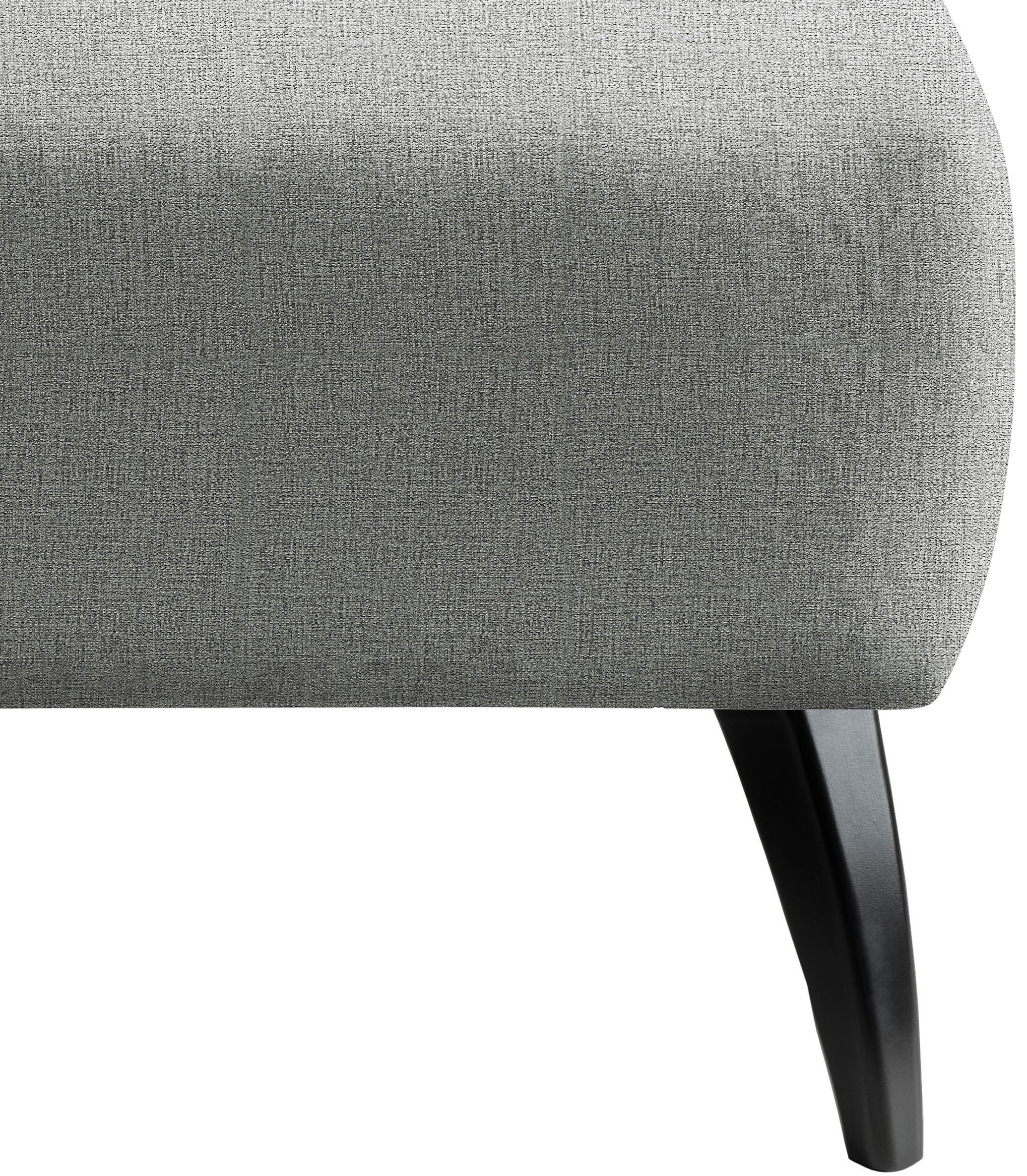 INOSIGN Hocker Colori Kleur houten poten naar keuze, verschillende stoffen, hoogwaardige stof