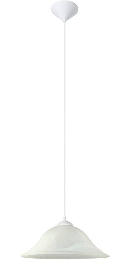 EGLO Hanglamp Albany wit / ø35 x h110 cm / excl. 1x e27 (elk max. 60 w) / eettafel / keuken (1 stuk)