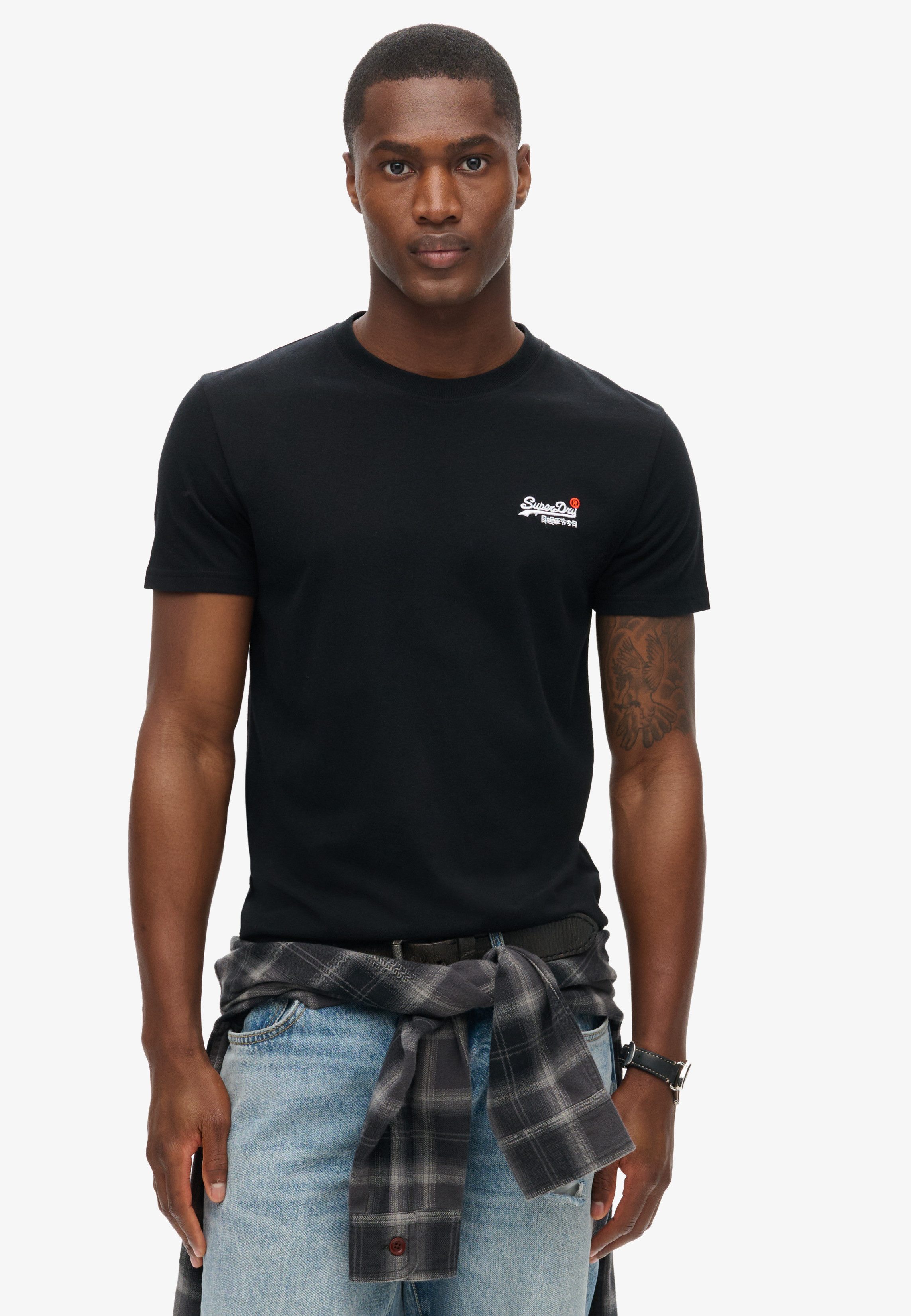 Superdry Shirt met ronde hals ESSENTIAL CONTRAST EMB TEE