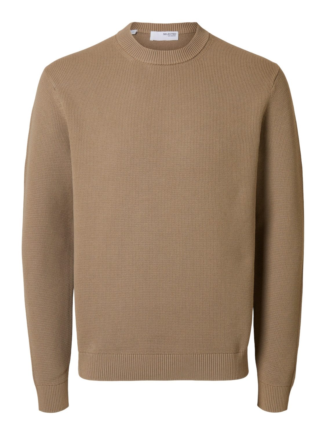 SELECTED HOMME Trui met ronde hals SLHDANE LS KNIT STRUCTURE CREW NECK NOOS