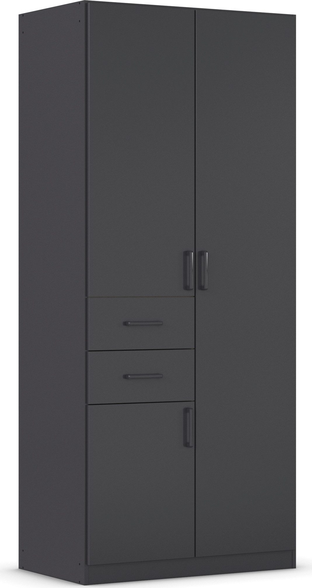 rauch Draaideurkast Kledingkast kast garderobe MAIKA met decor-front 2 lades, in verschillende breedtes, hoogtes, kleuren, made in germany