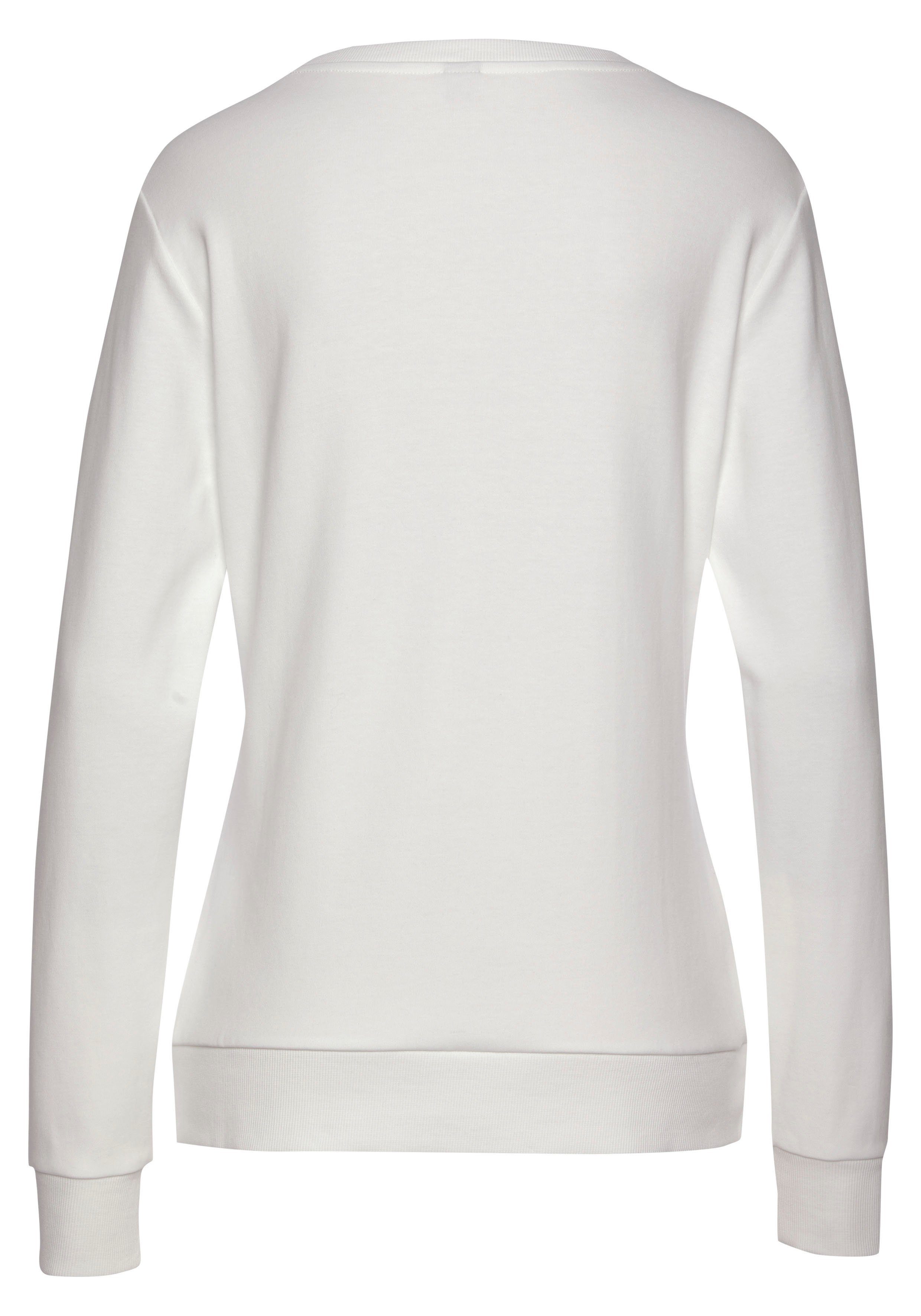 Bench. Loungewear Sweatshirt Loungeshirt met geborduurd logo, loungewear