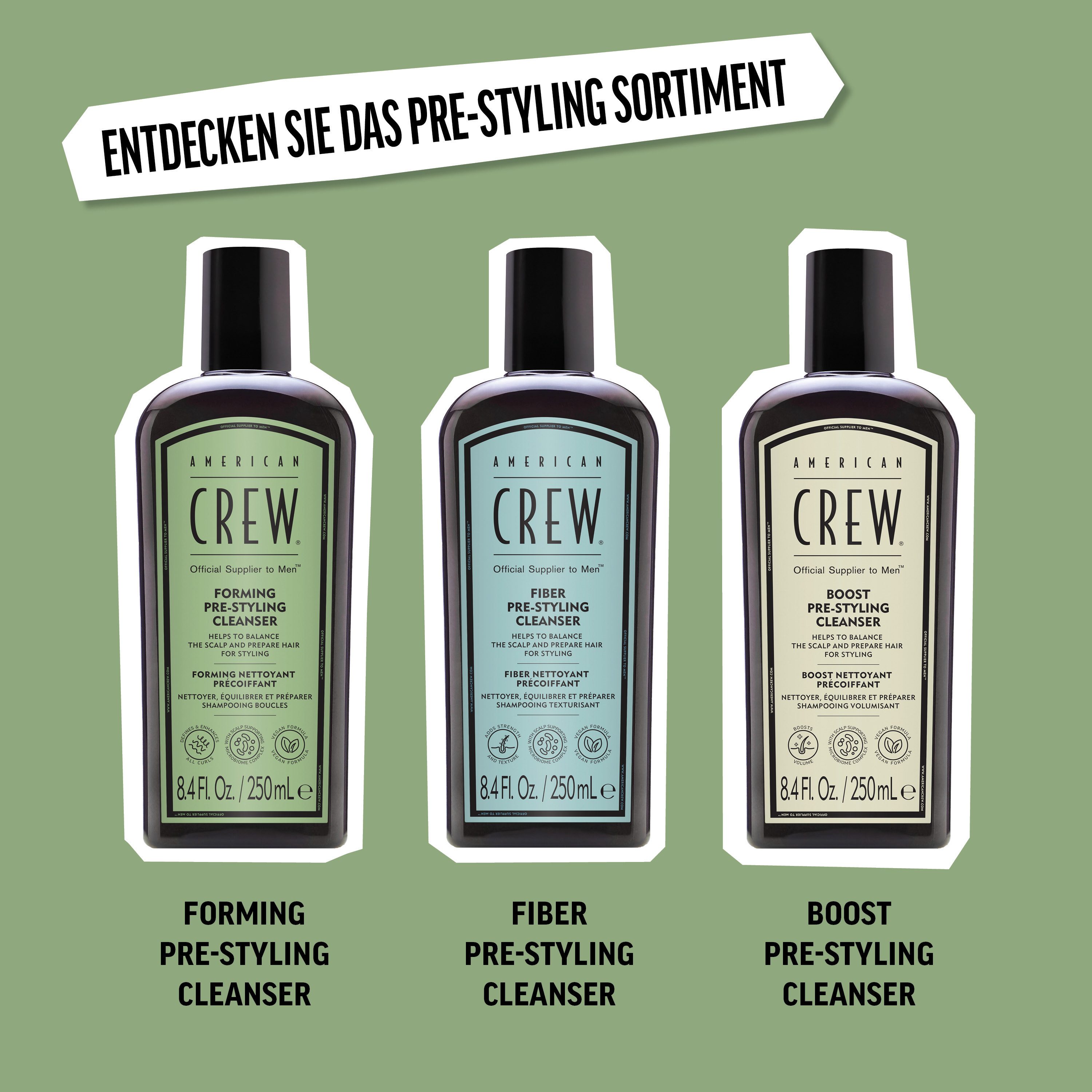 American Crew Haarshampoo Forming Pre-Styling Cleanser Shampoo 250ml (1-delig)