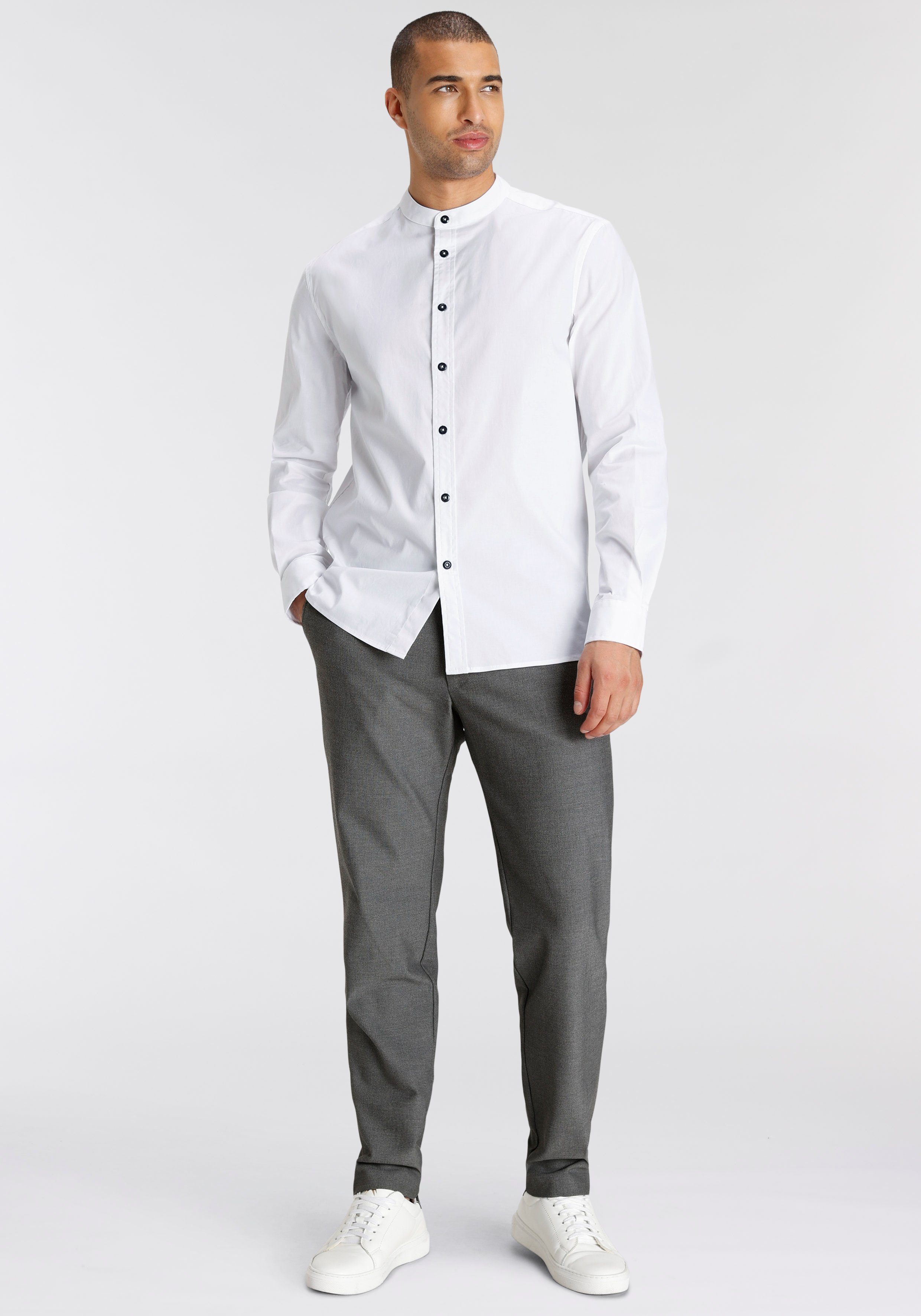Bruno Banani Chino In wollook met elastische band