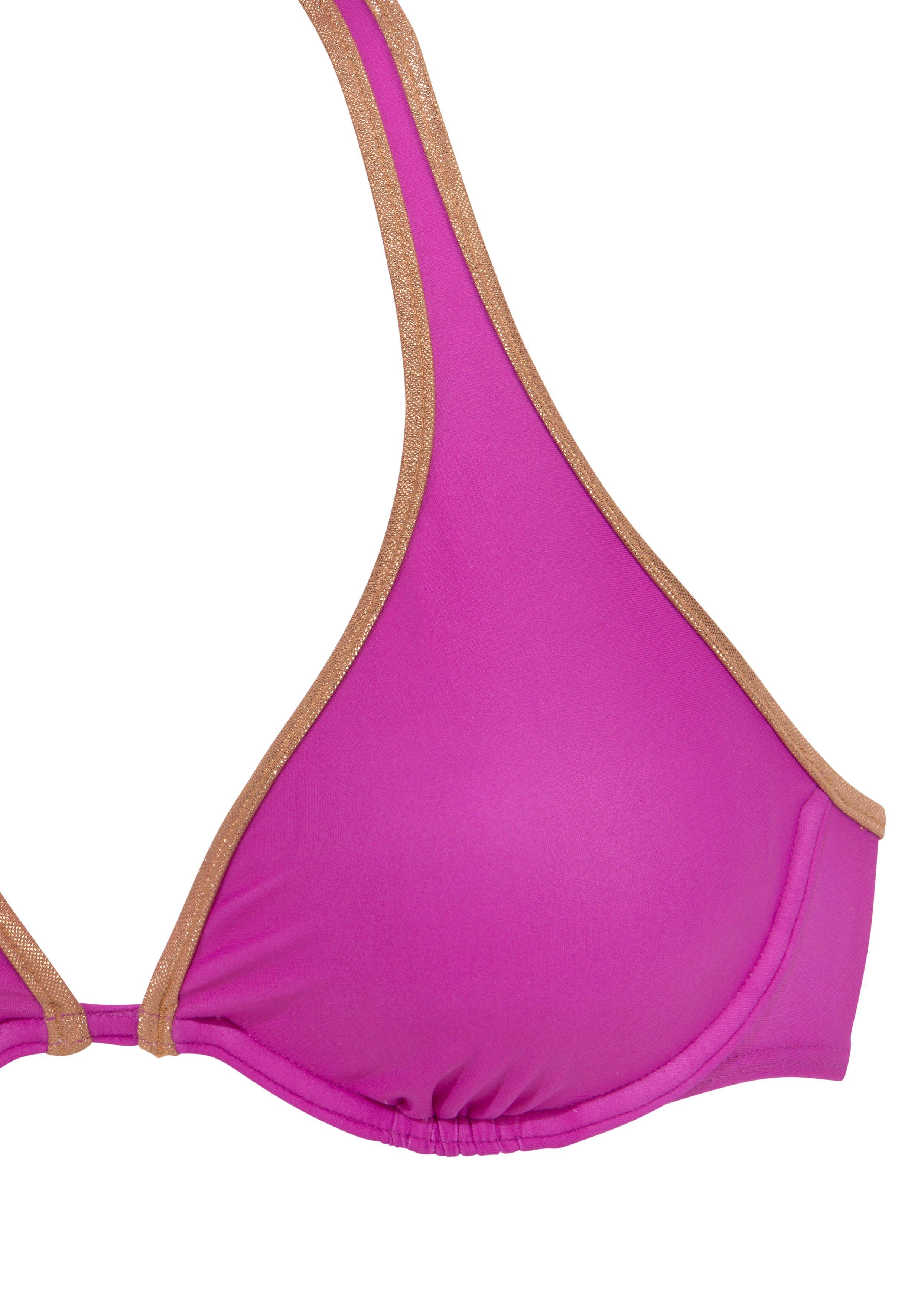 Bruno Banani Bikinitop met beugels Milano met koperen bies