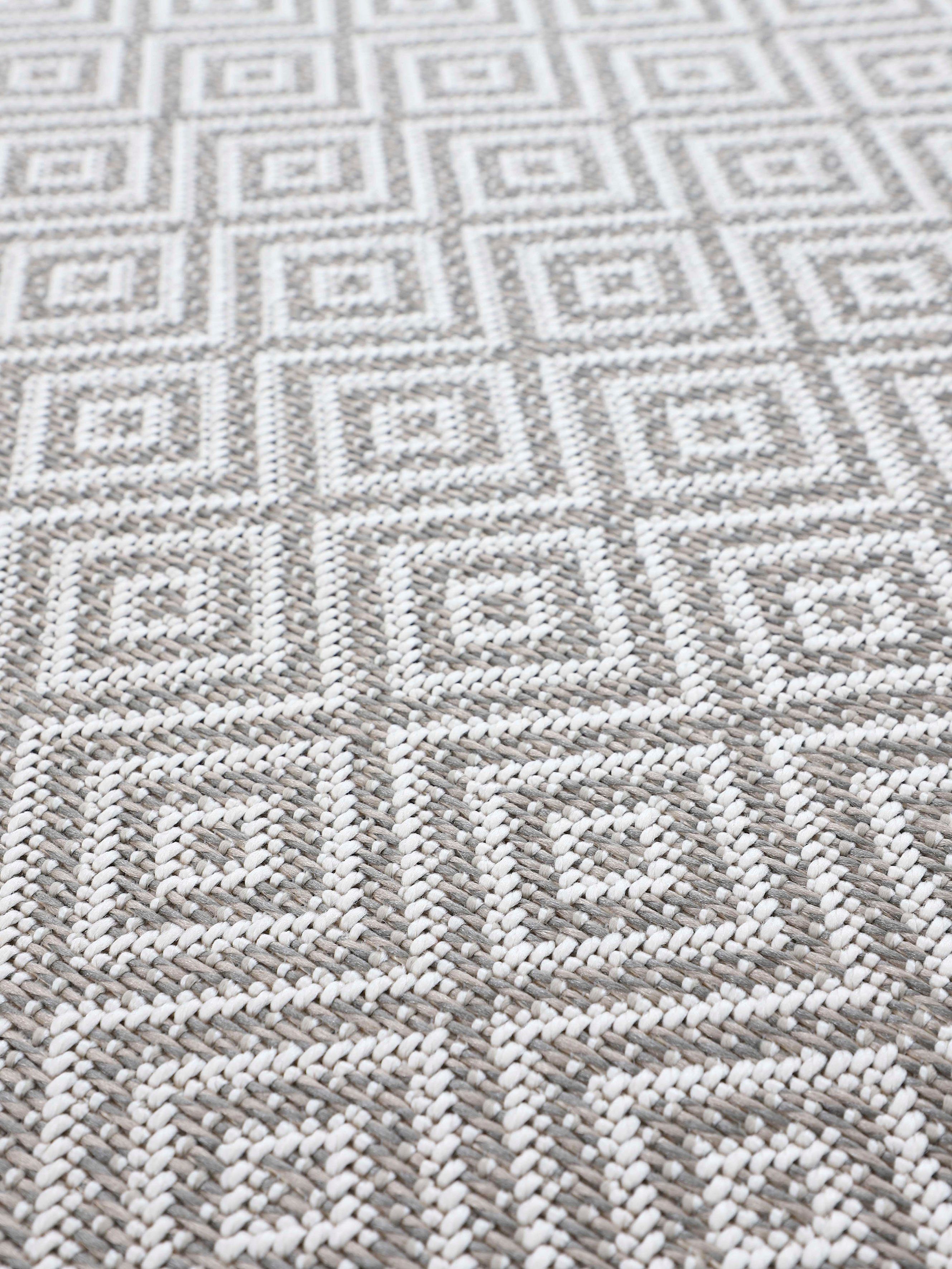 carpetfine Loper Boho 103 robust vlakweefsel, sisal look, uv-bestendig, buitenruimte