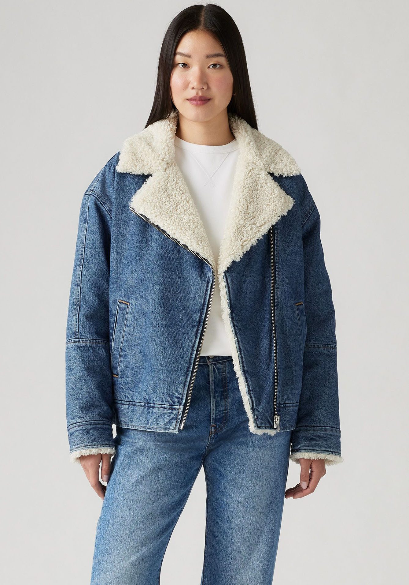 Levi's® Jeansjack SHERPA FLIGHT JACKET