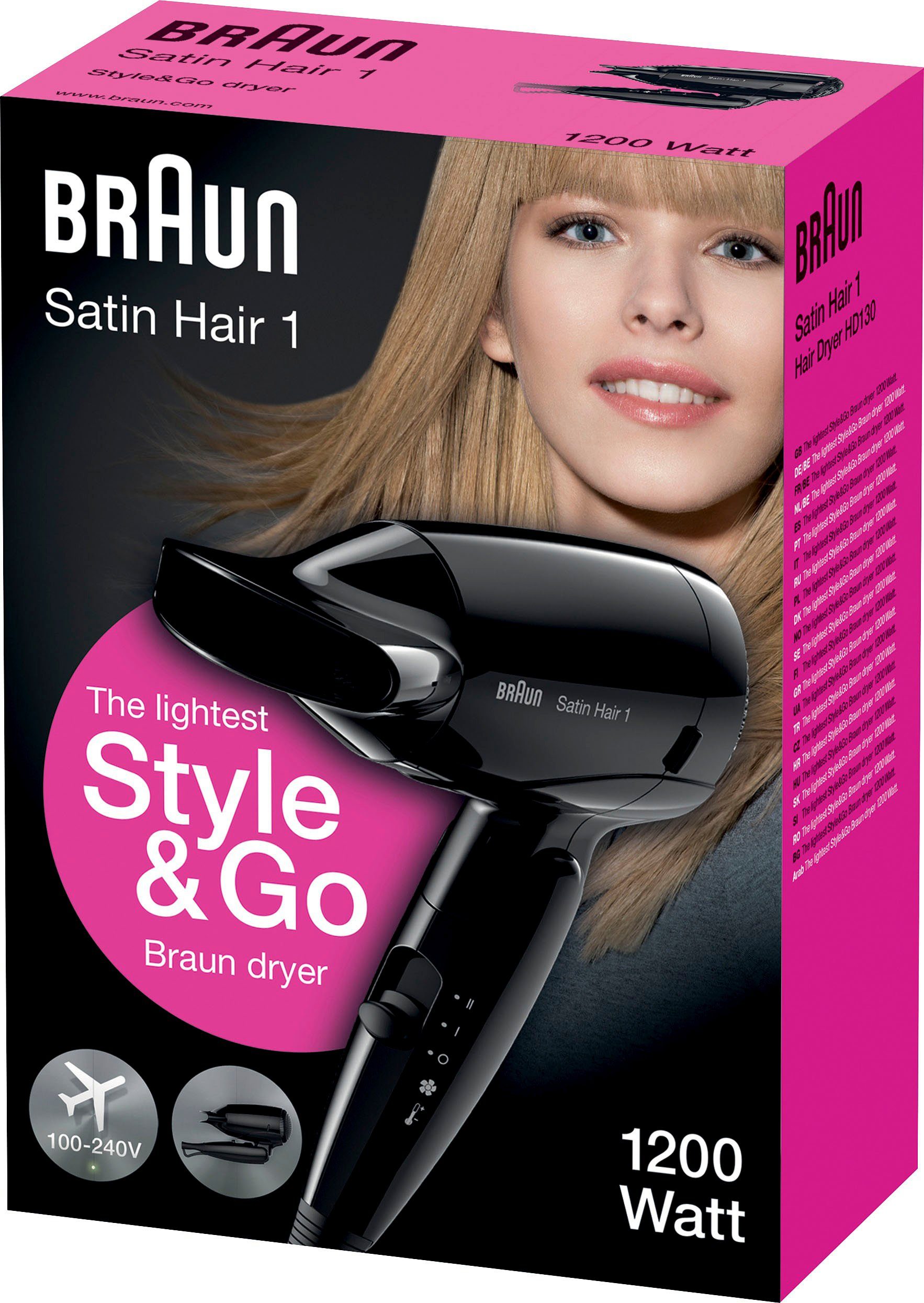 Braun Reisföhn Braun Satin Hair 1 Style & Go