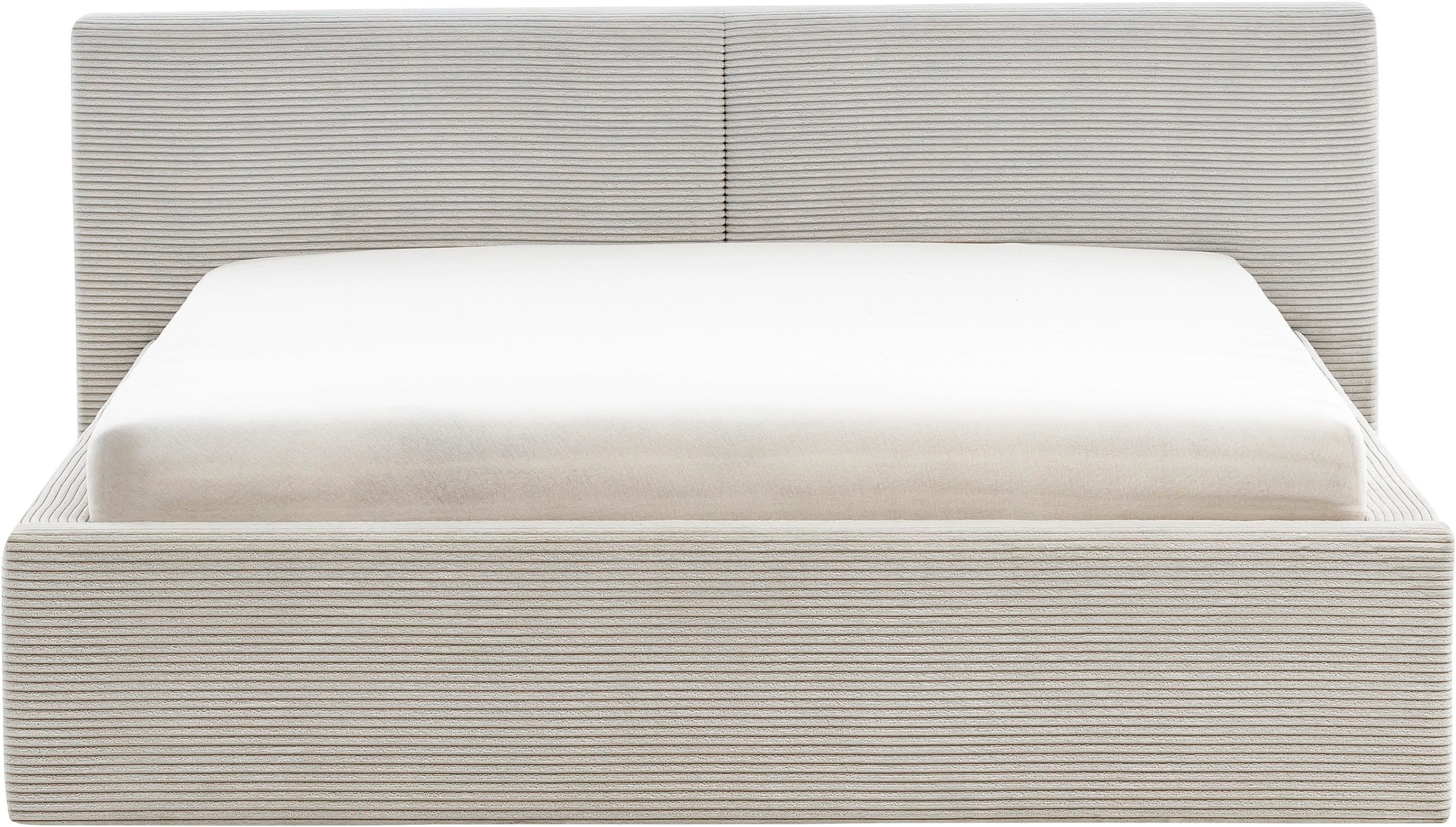 meise.möbel Gestoffeerd bed Cube optioneel met matras en bedlade