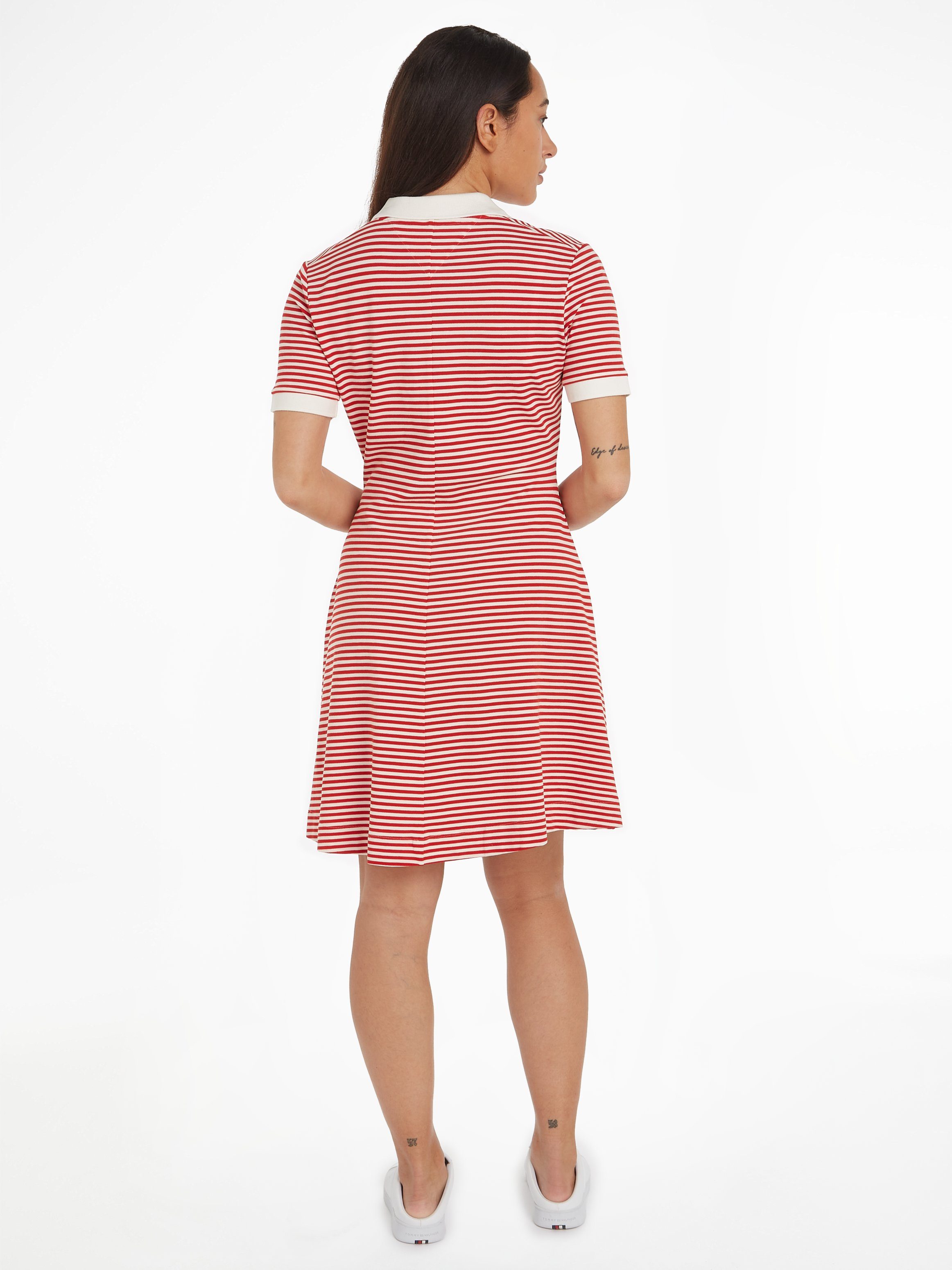 Tommy Hilfiger Polojurk F&F OPEN PLCKT LYCLL POLO DRS SS