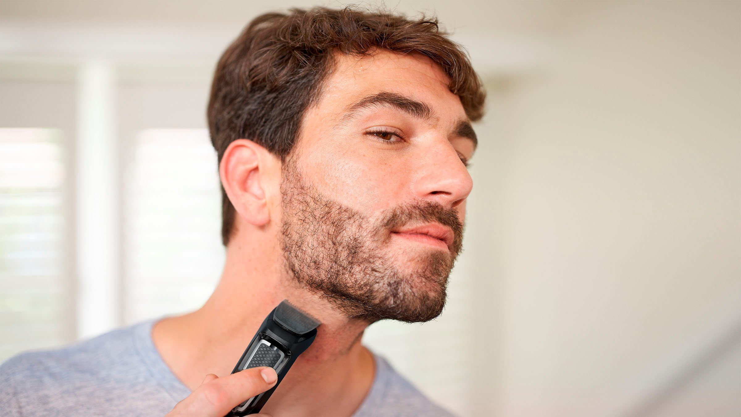 Philips Multifunctionele trimmer Series 3000 MG3740/15 Alles-in-één trimmer, 9-in-1 voor gezichtsharen en haren met roestvrijstalen bladen