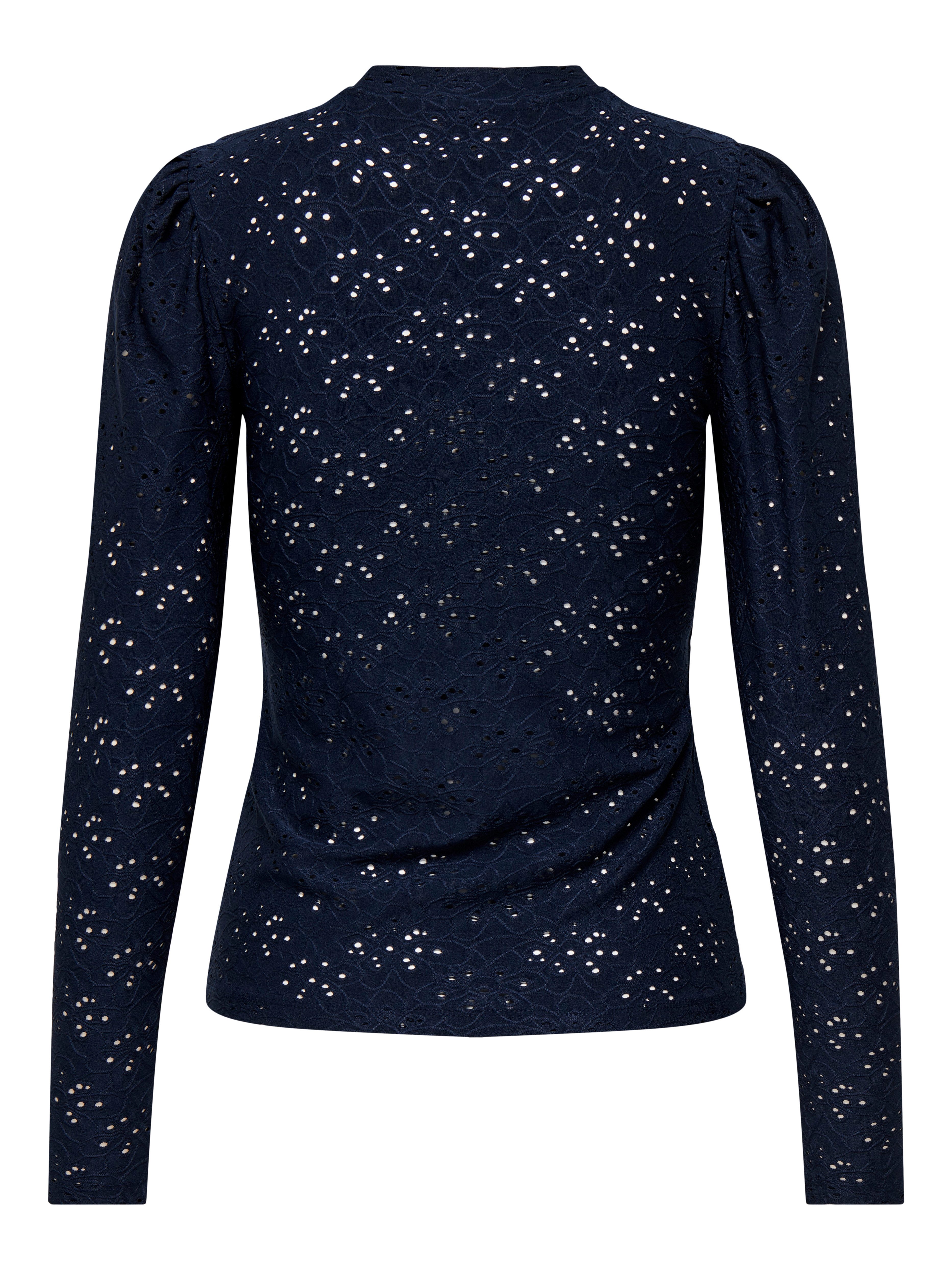 Only Shirt met lange mouwen ONLSMILLA L/S PUFF TOP JRS