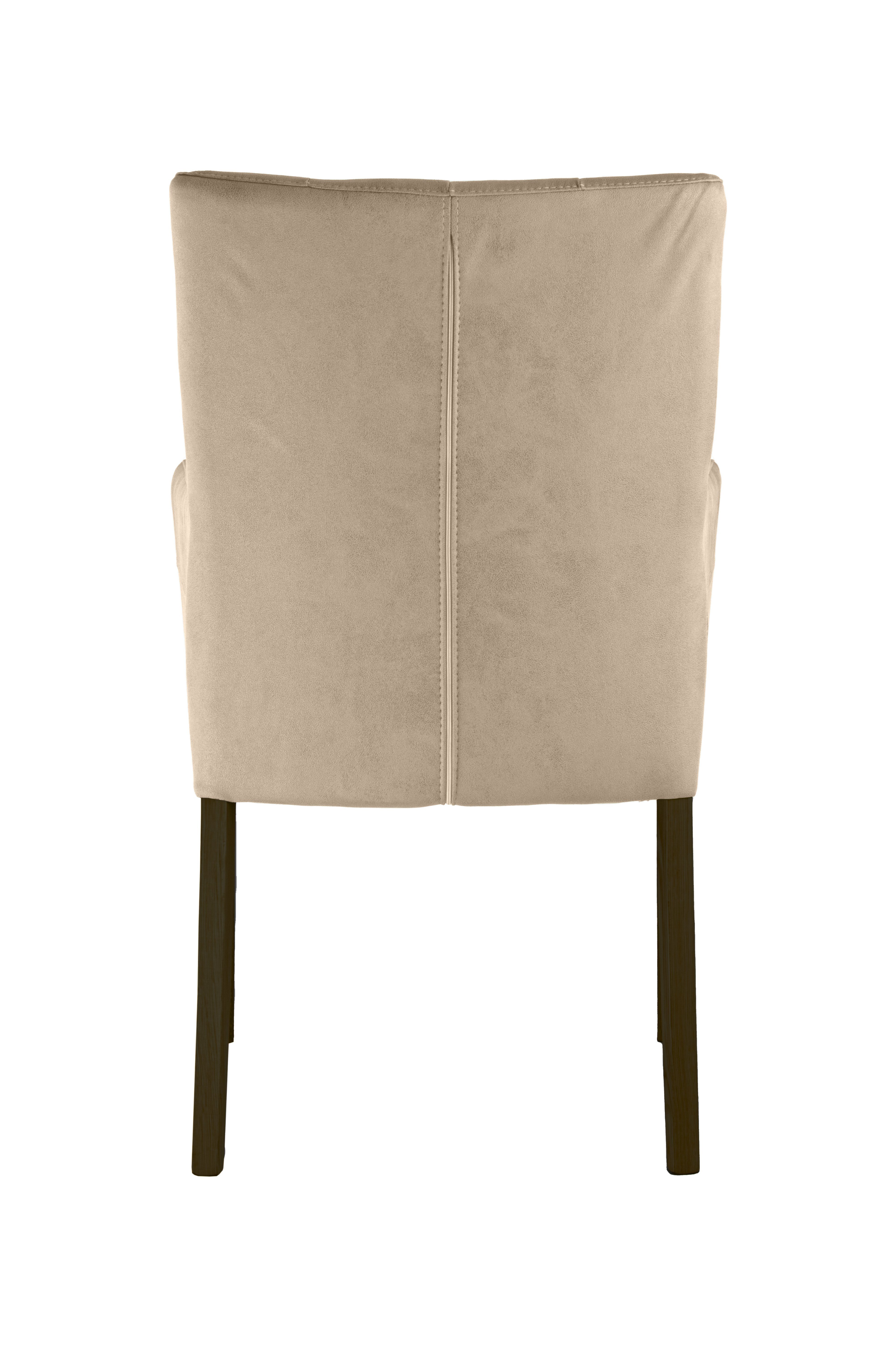 Home affaire Stoel met armleuningen Colorado Frame van massief hout (1 stuk)