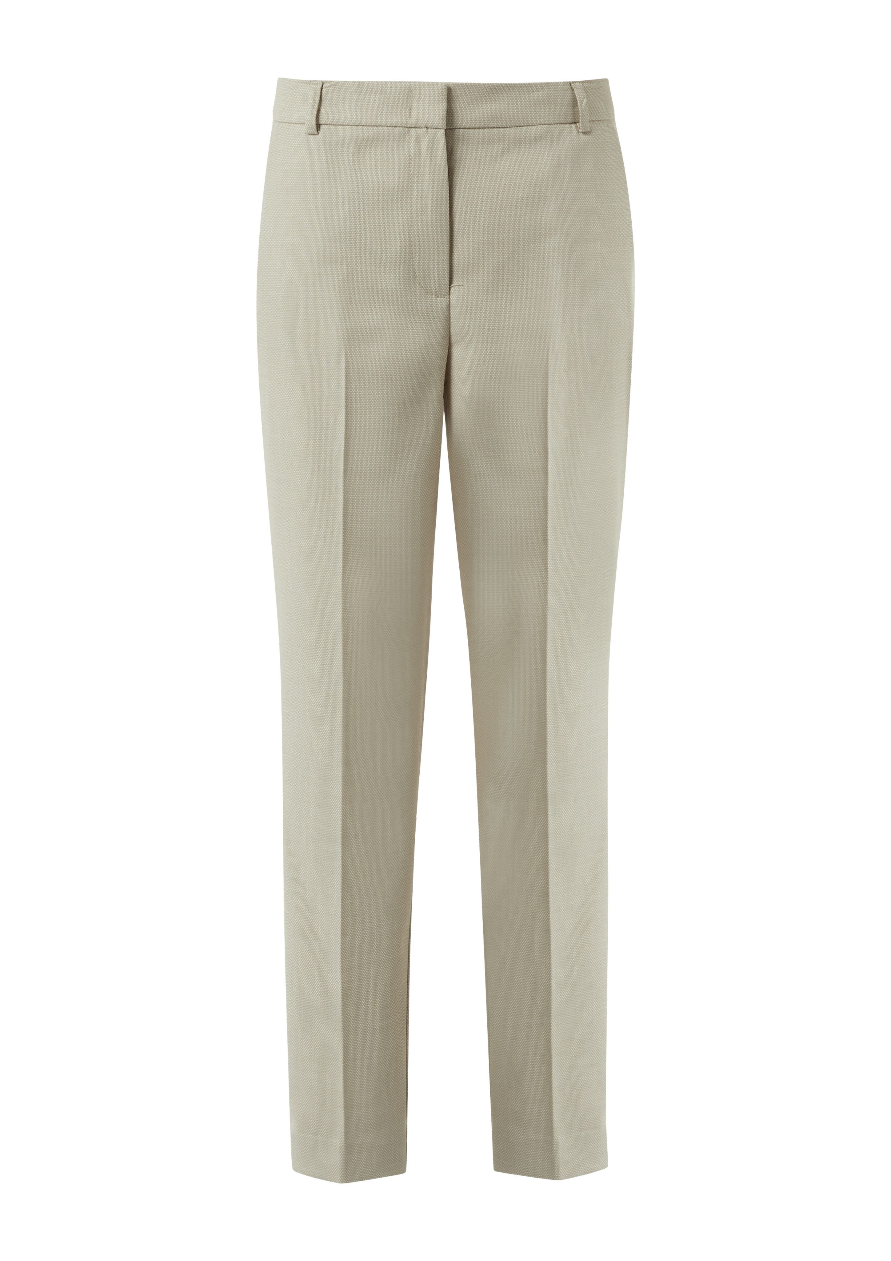 Comma 7/8 broek met riemlussen