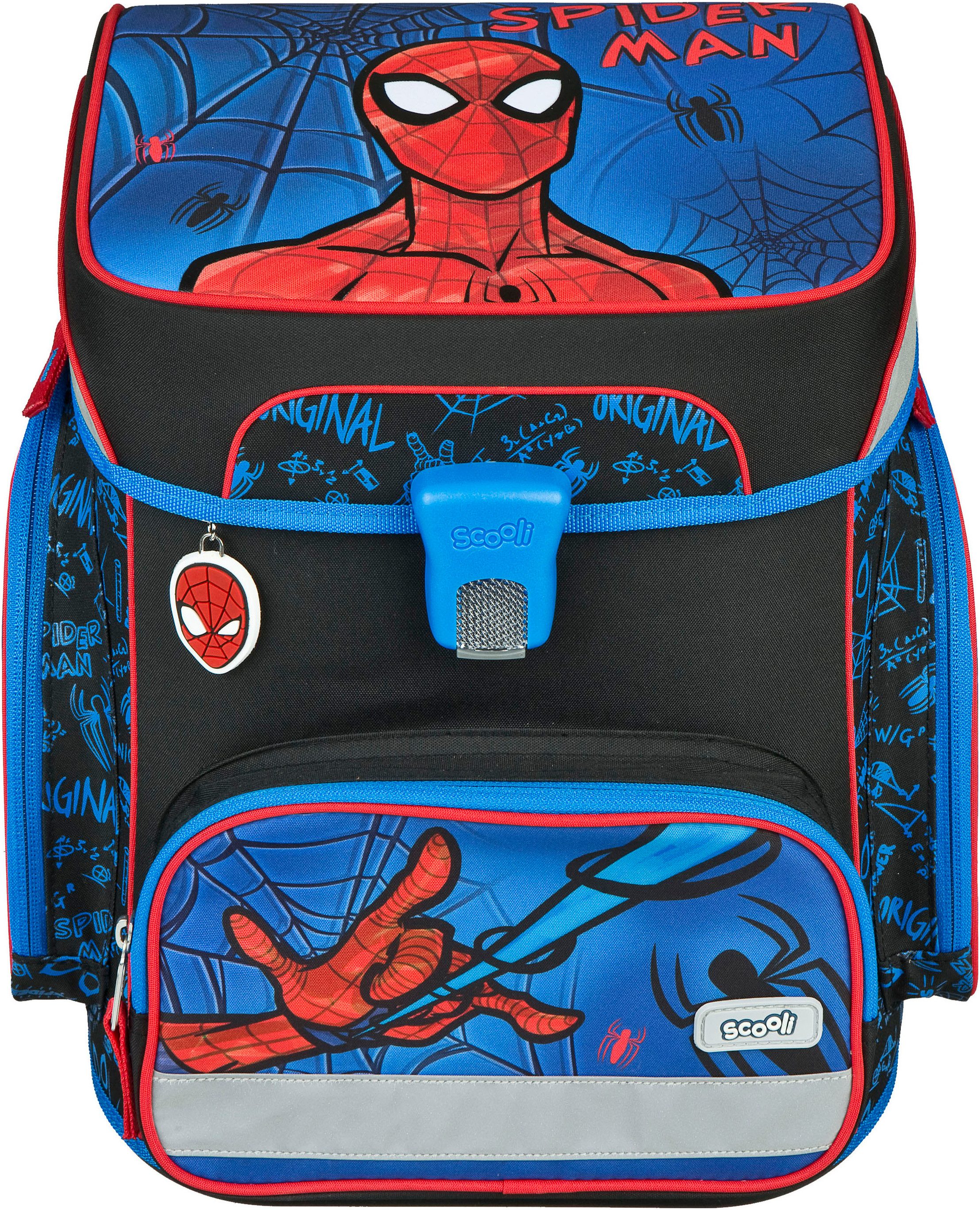 Scooli Schooltas EasyFit, Spider-Man (set, 5-delig)