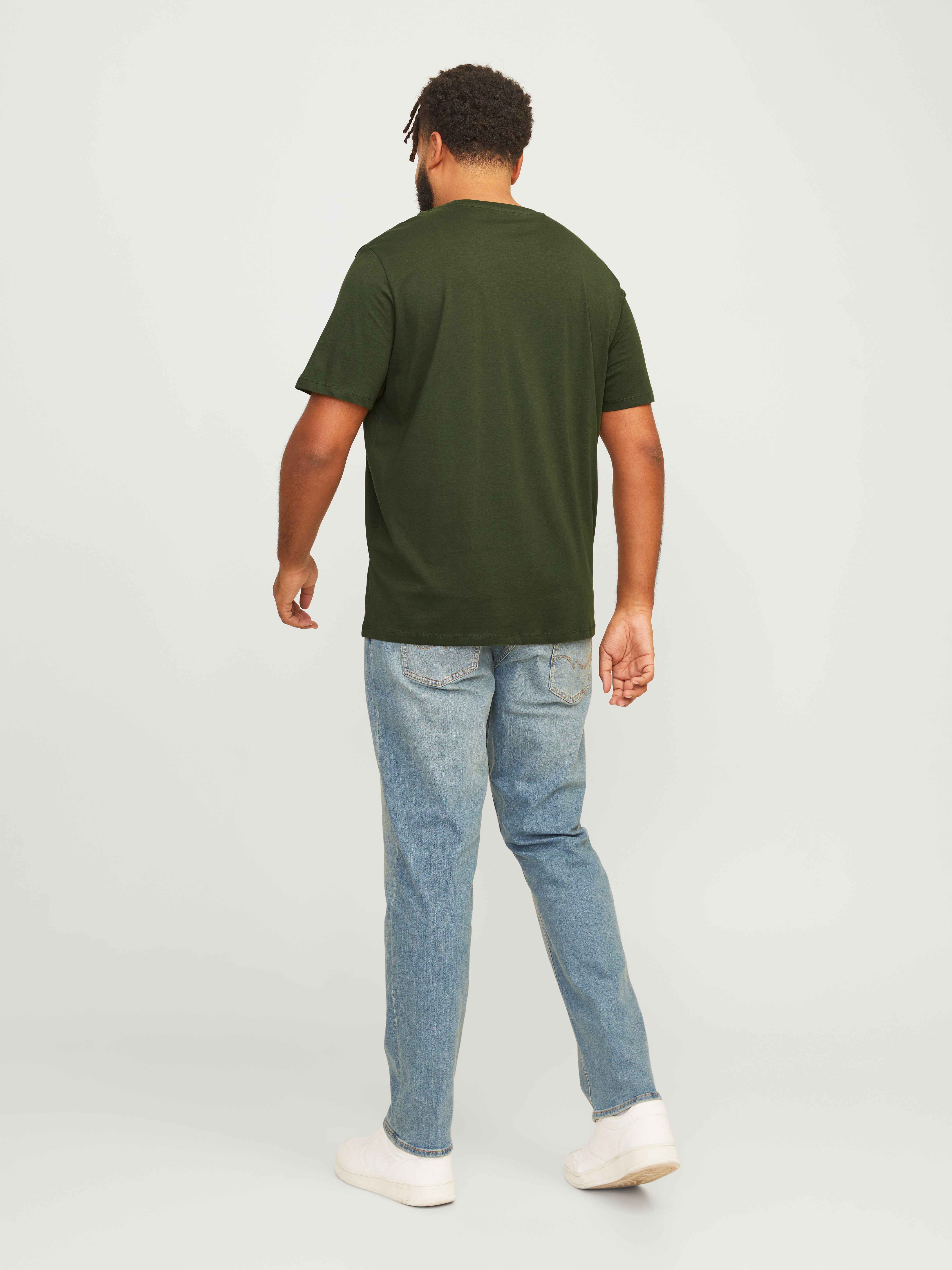 Jack & Jones PlusSize T-shirt JJELOGO TEE SS O-NECK 2 COL AW24 S PLS